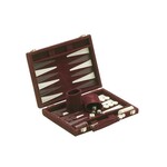 Backgammon 18 pouces - Valise en velours