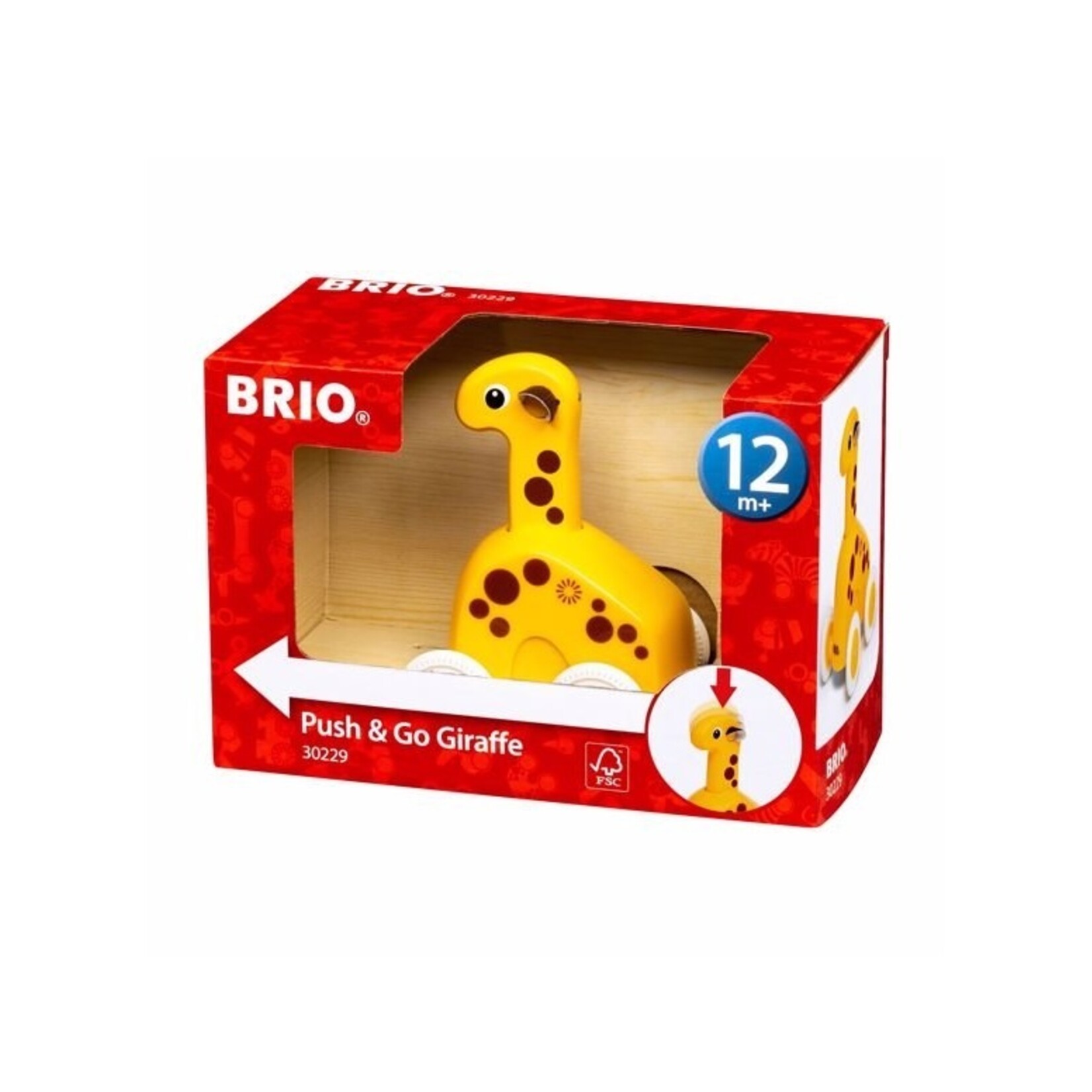 Brio Brio - Girafe Push & Go