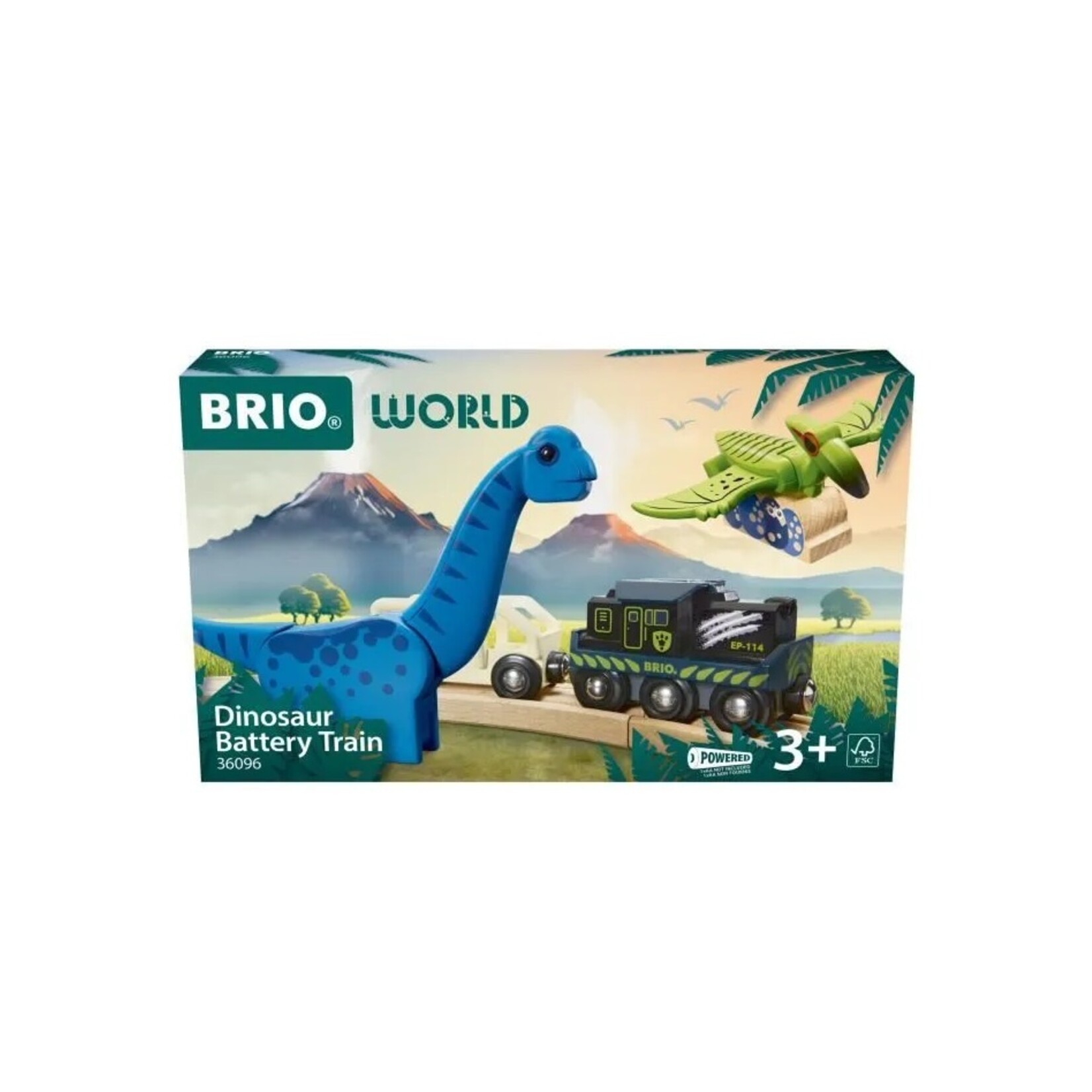 Brio Brio - World - Train à batteries et Dinosaures