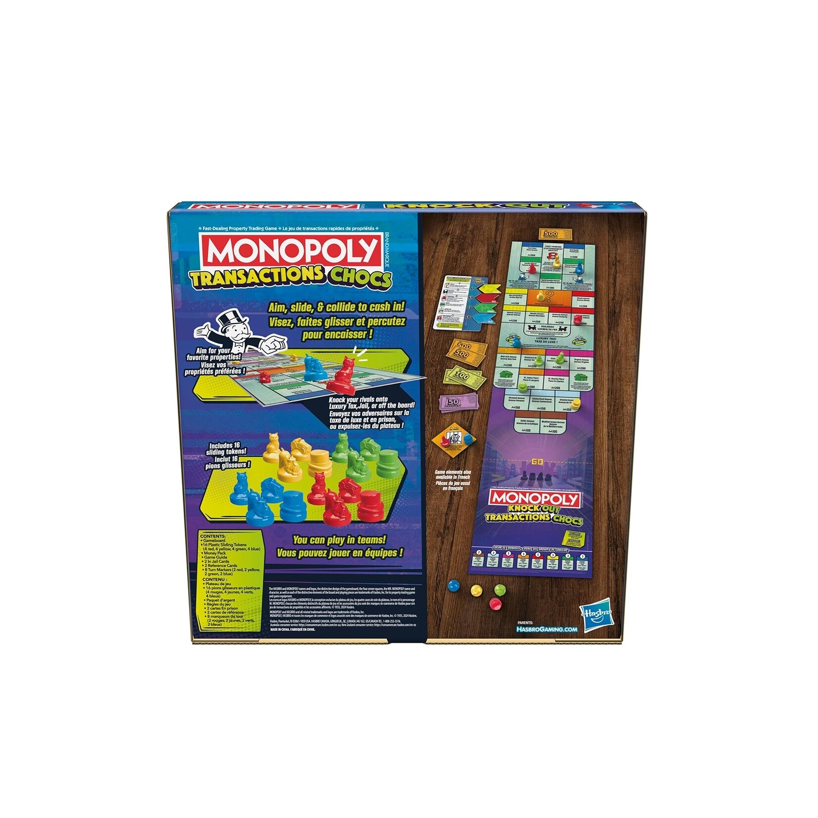 Hasbro Monopoly - Knock out (Multilingue)