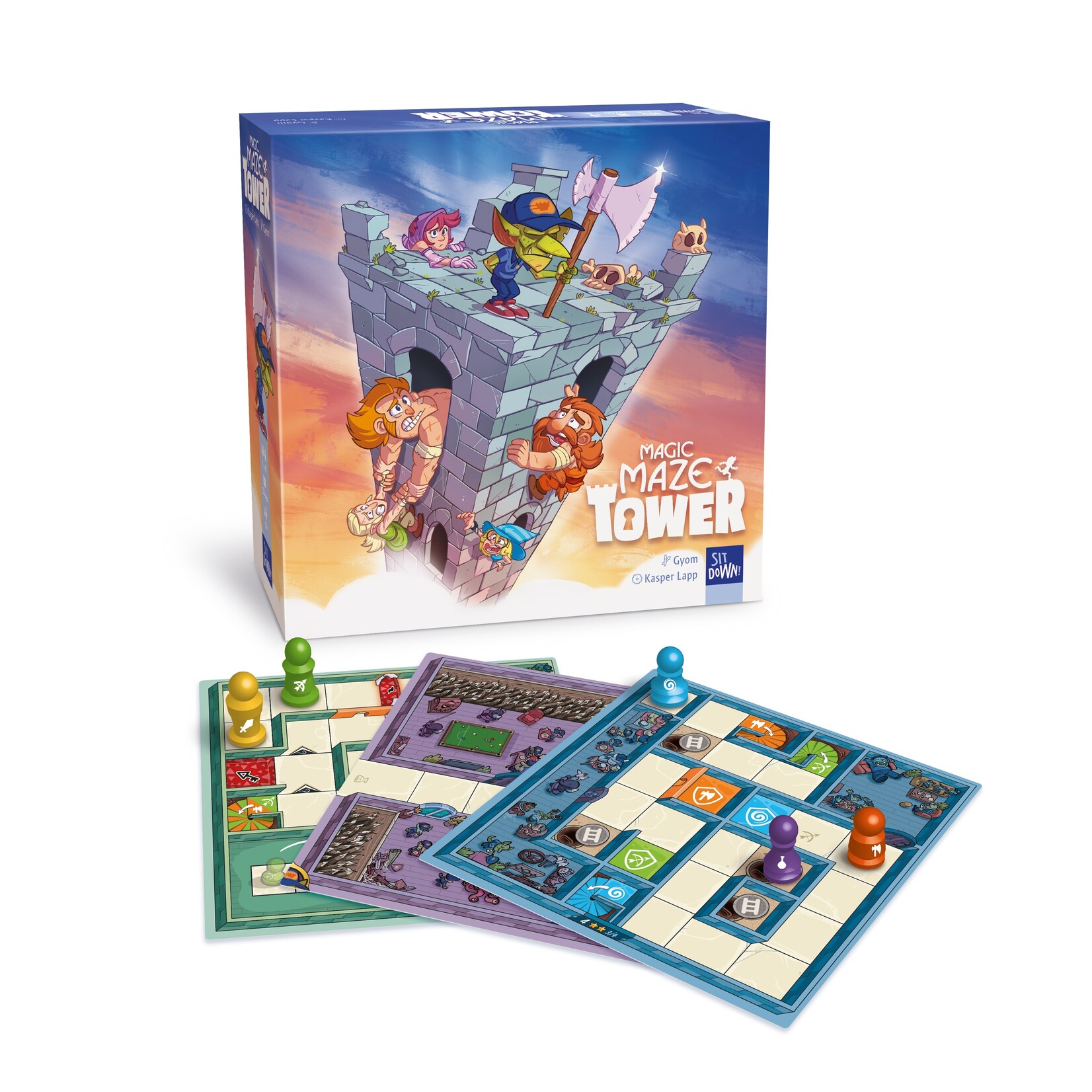 Sit Down! Magic Maze Tower (Multilingue) (Refresh)