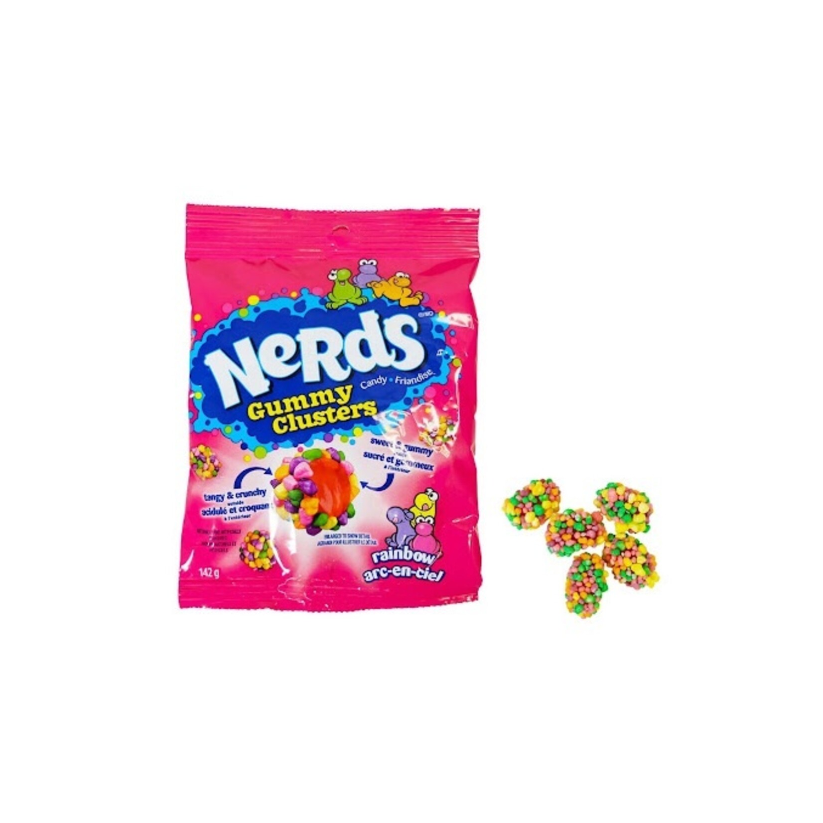 Nerds gummy clusters bag 142g