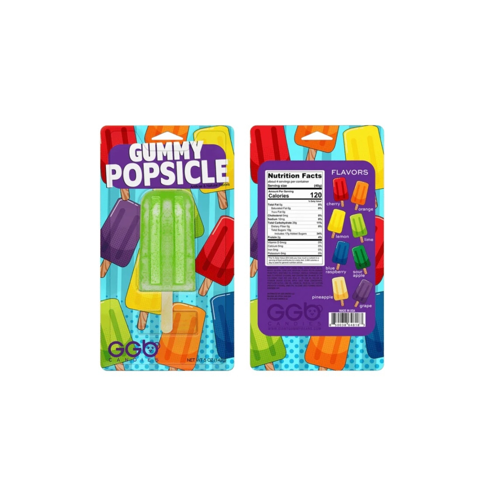 Popsicle en gelée pomme sûr - 142g