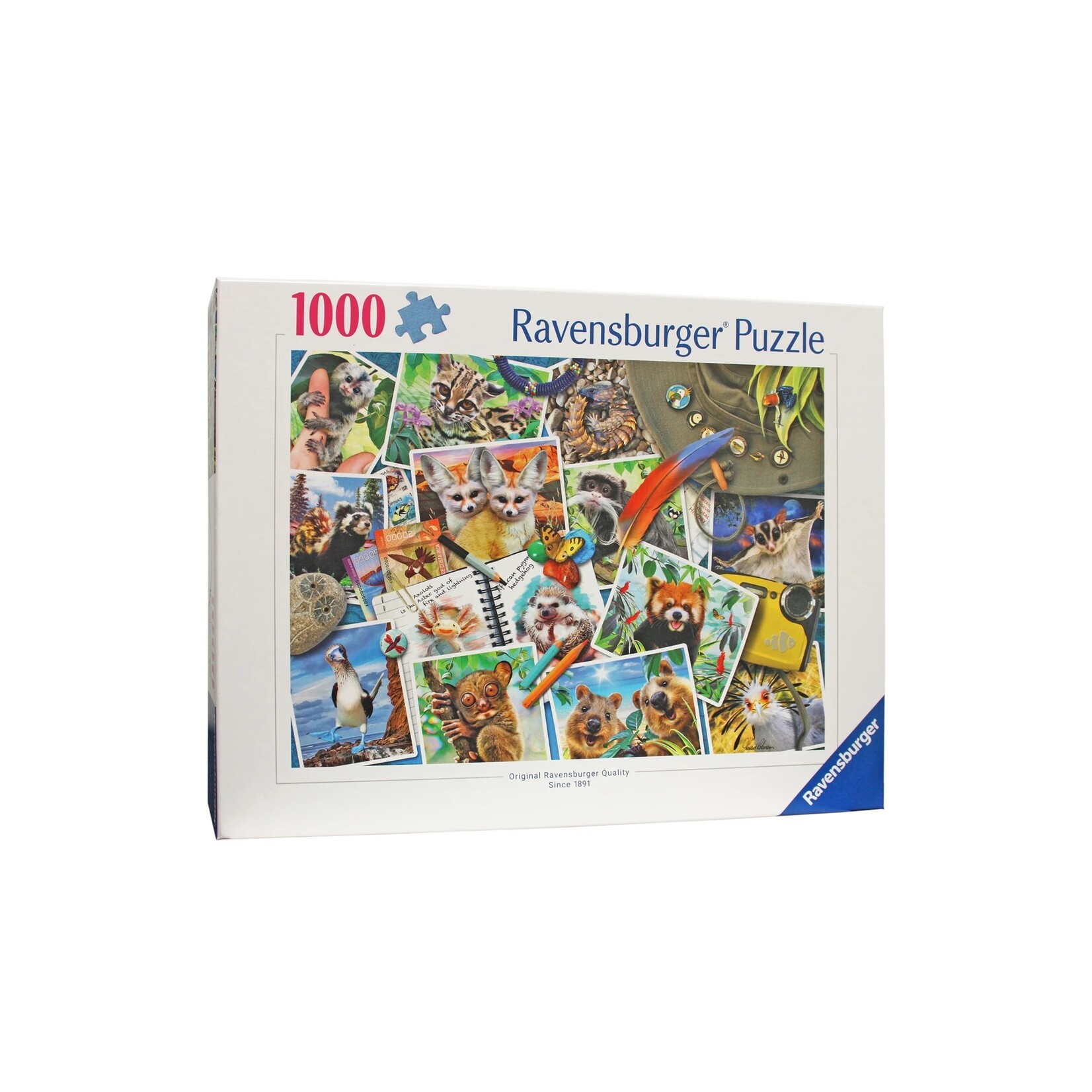 Ravensburger PZ1000 - Journal d’animaux d’un globe-trotteur