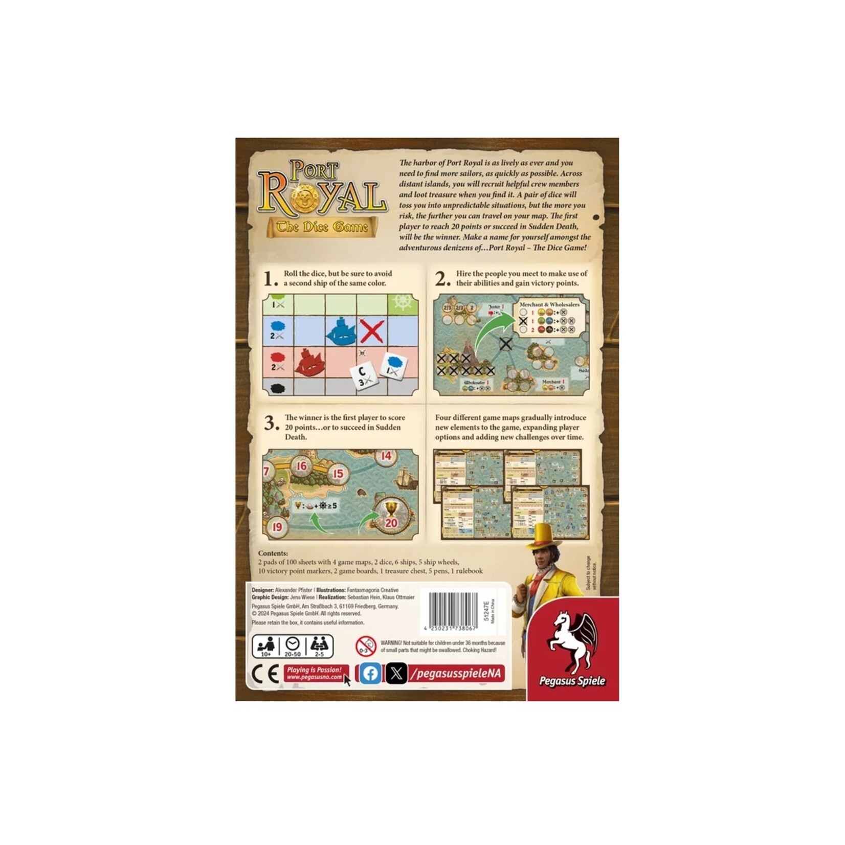 Port Royal - The Dice Game (English) (Vente Finale)