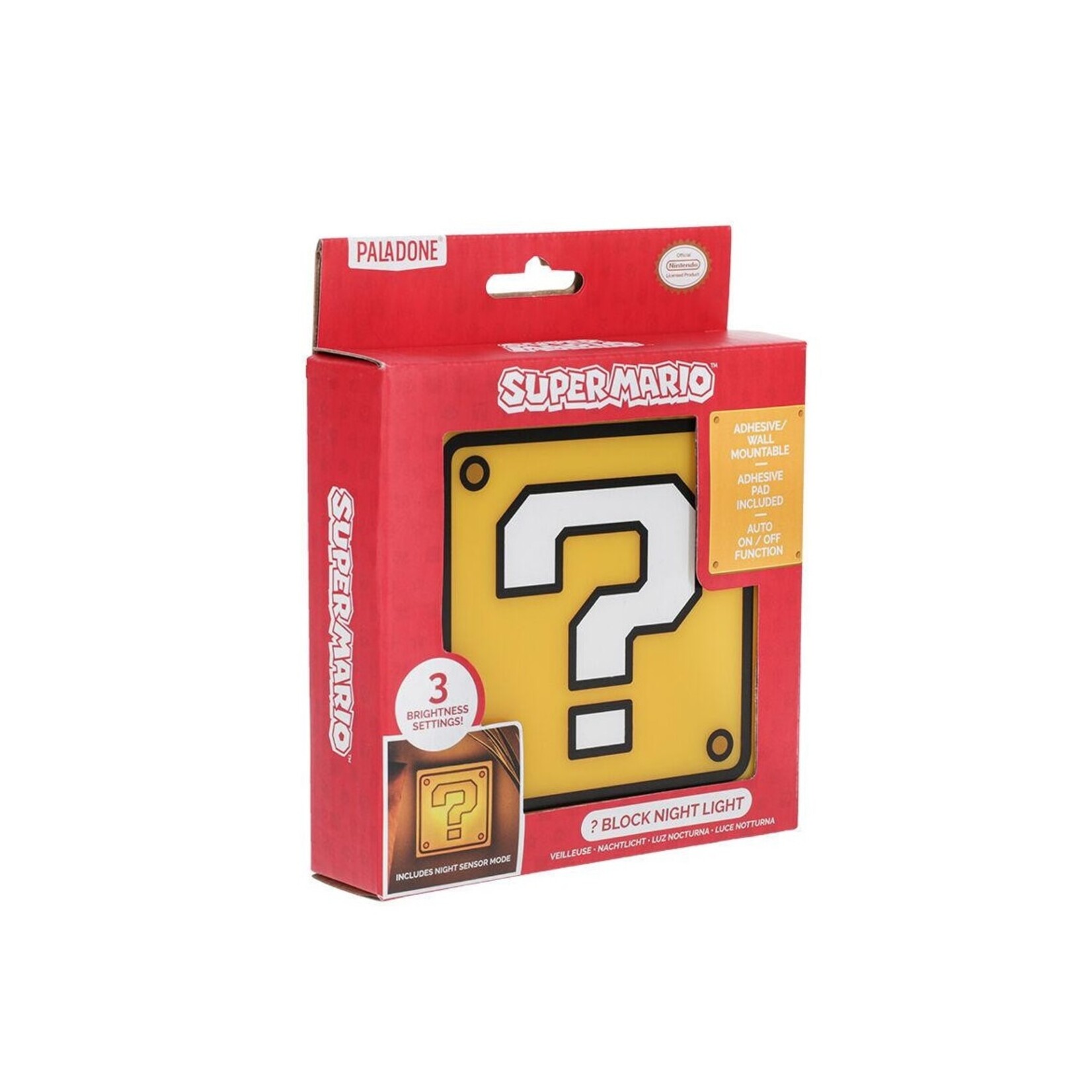 Paladone Super Mario - Question Block Night Light (Multilingue)