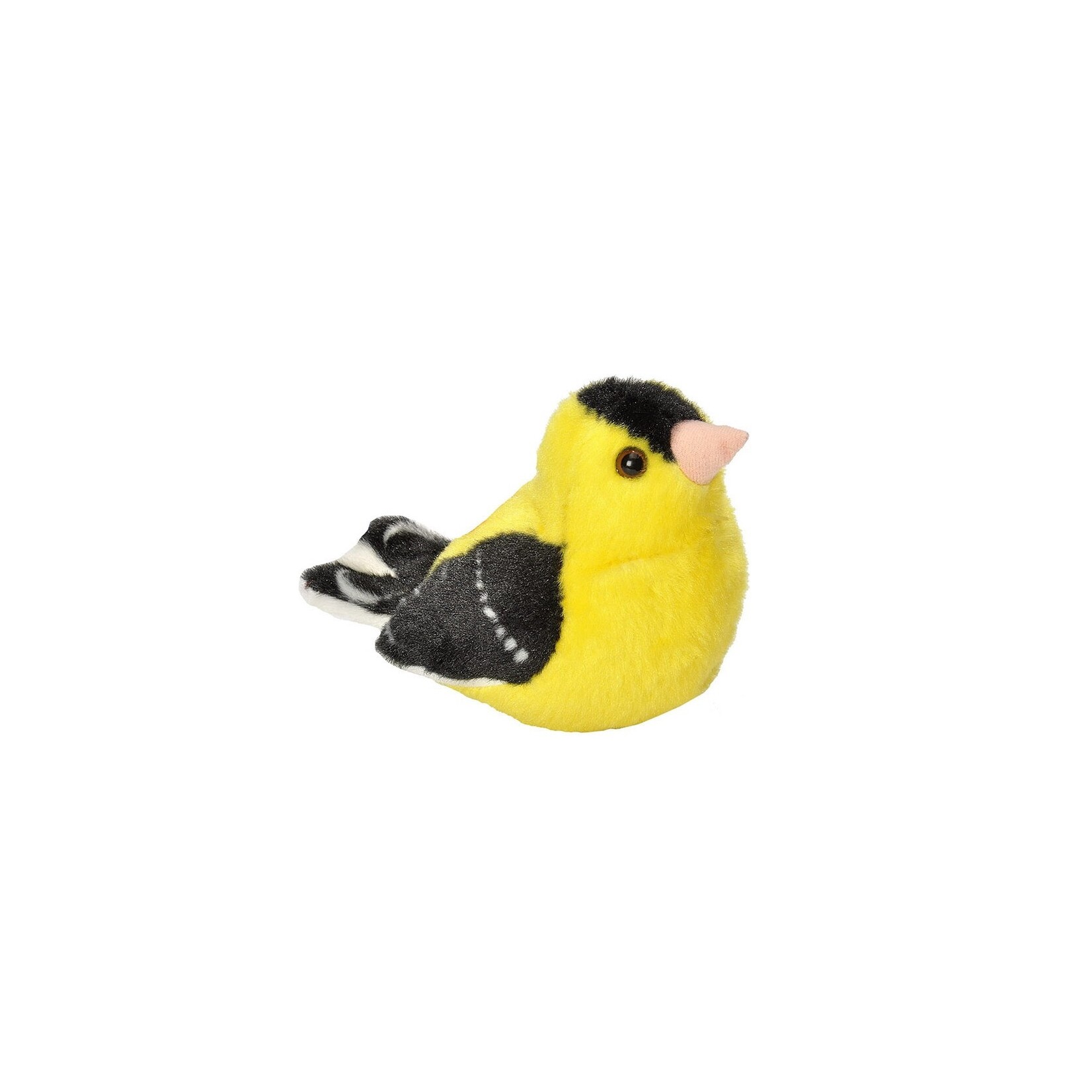 Peluche avec sons - Oiseau - Chardonneret jaune
