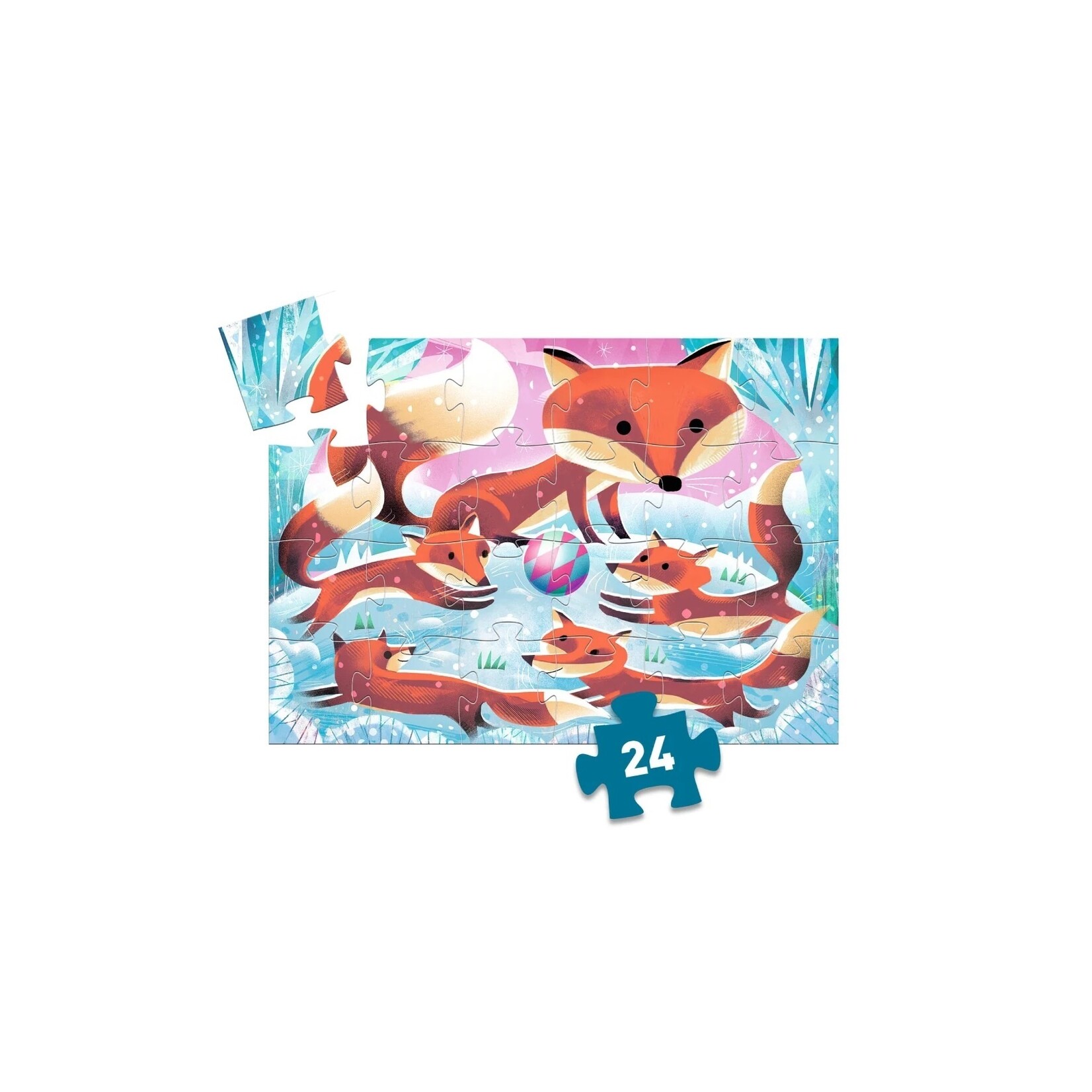 Djeco Puzzle silhouette - Ginger, petit renard