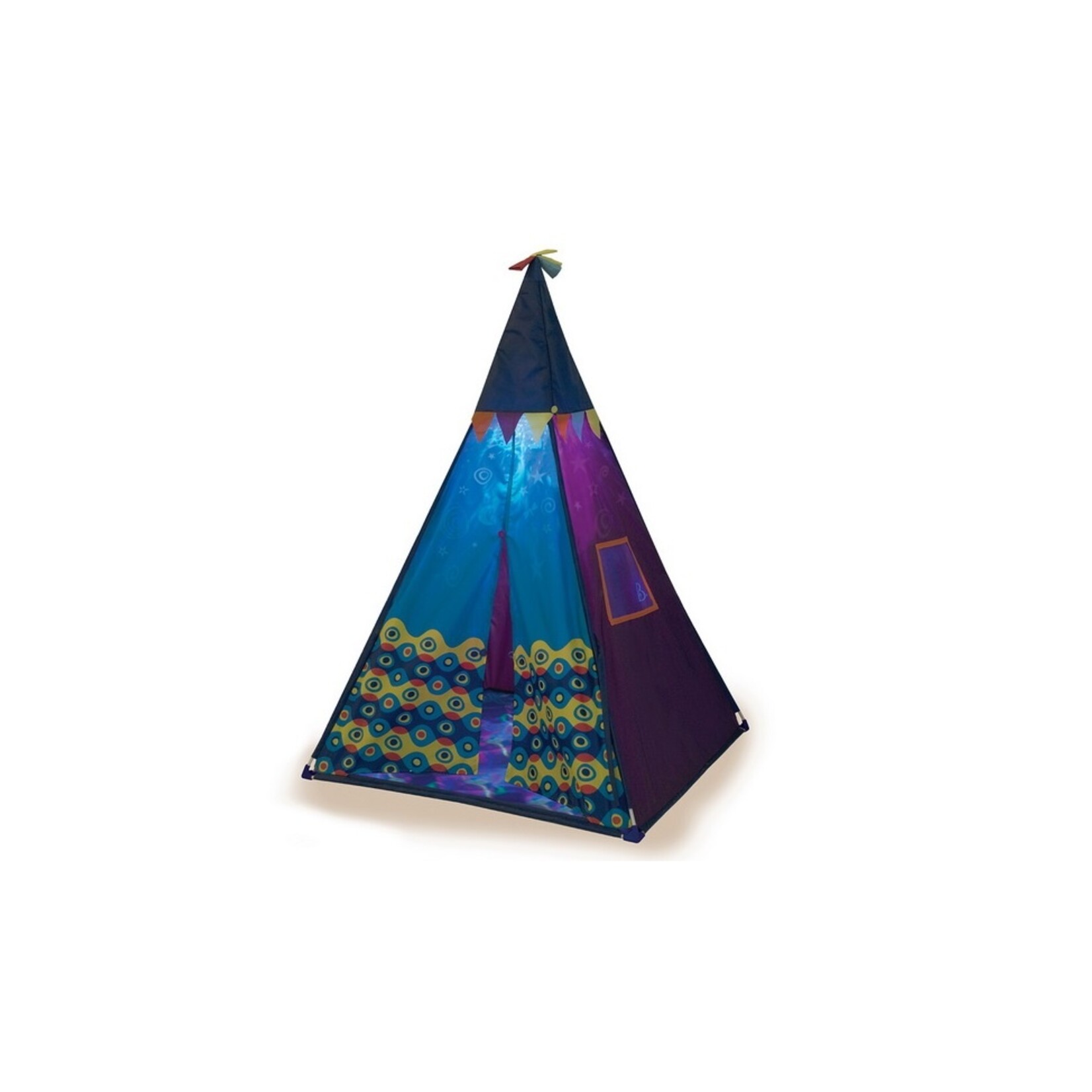B.Active - Tente de jeu Teepee Bleue