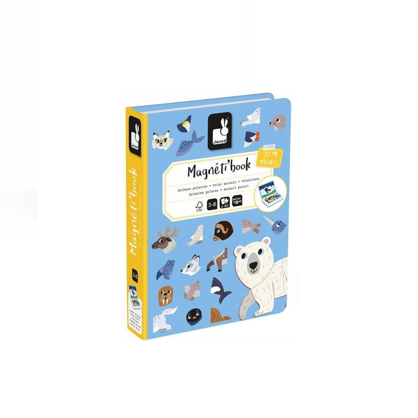 Janod Magnétibook - Animaux polaires