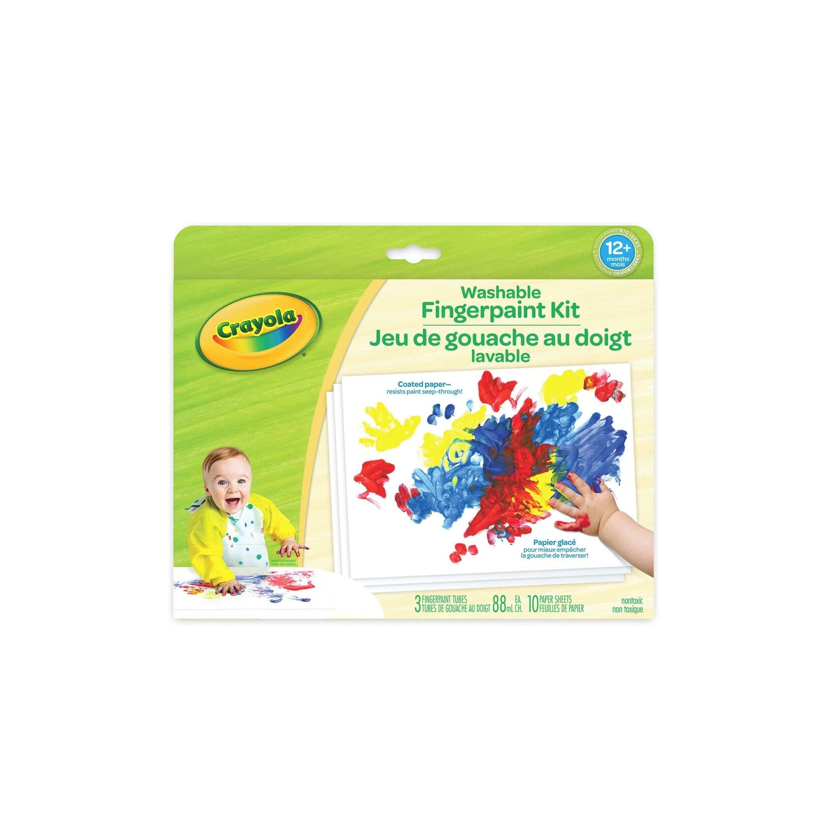 Crayola Jeu de gouache au doigt lavable