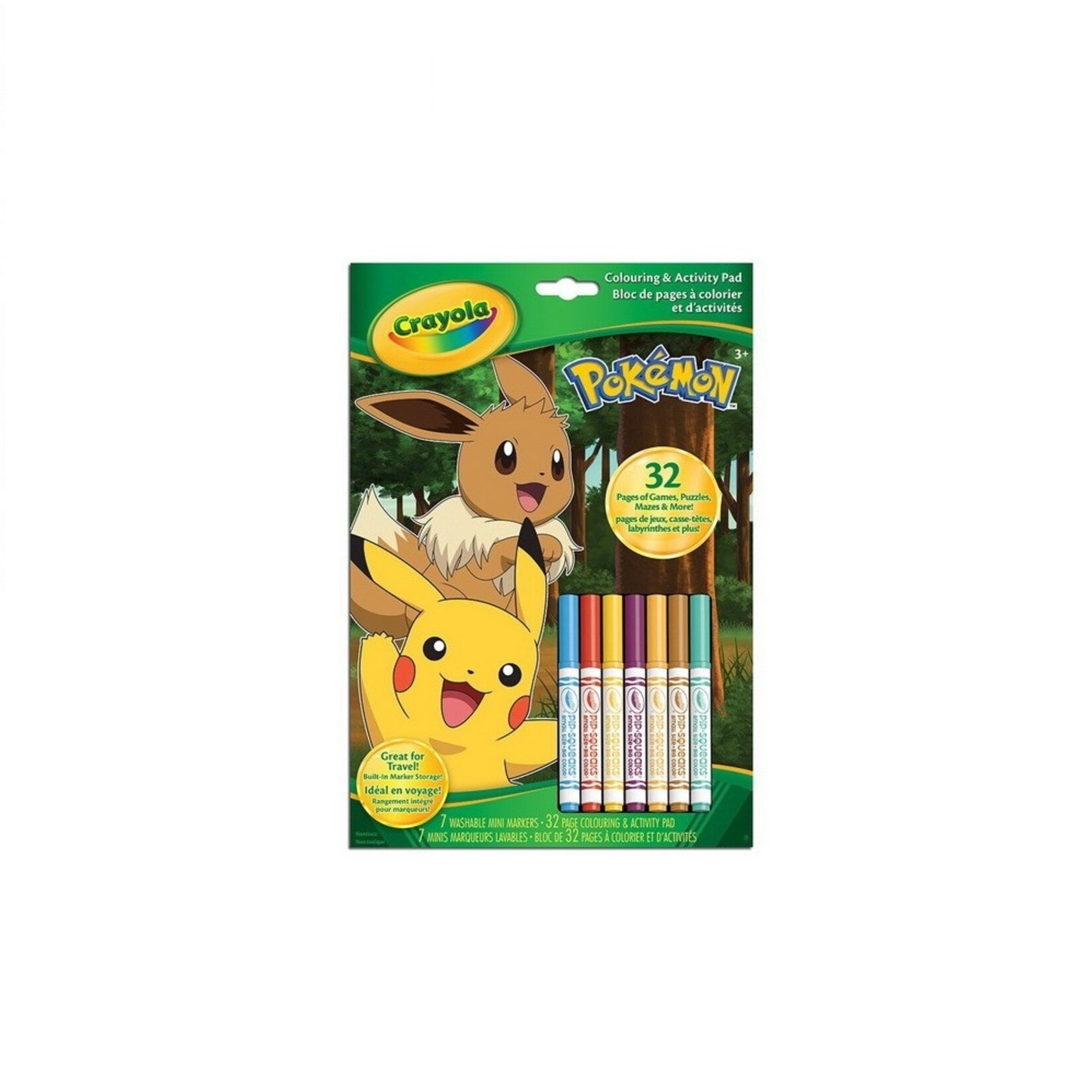 Crayola Coloriage, Autocollants et activités - Pokémon