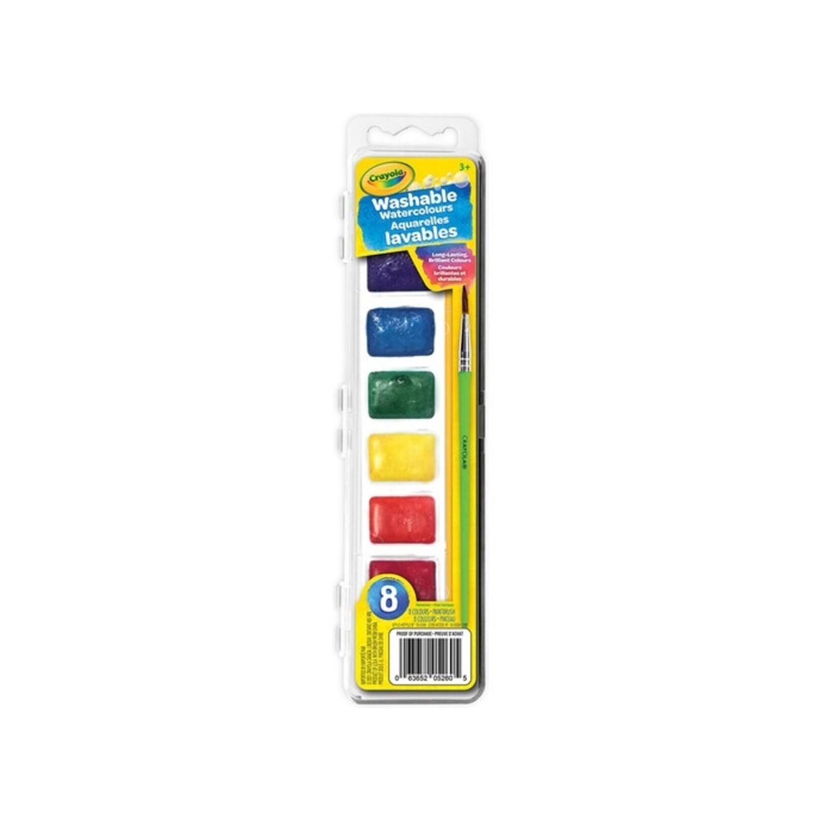Crayola 8 couleurs à l'eau lavables