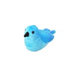 Peluche avec sons - Oiseau - Merle bleu azuré