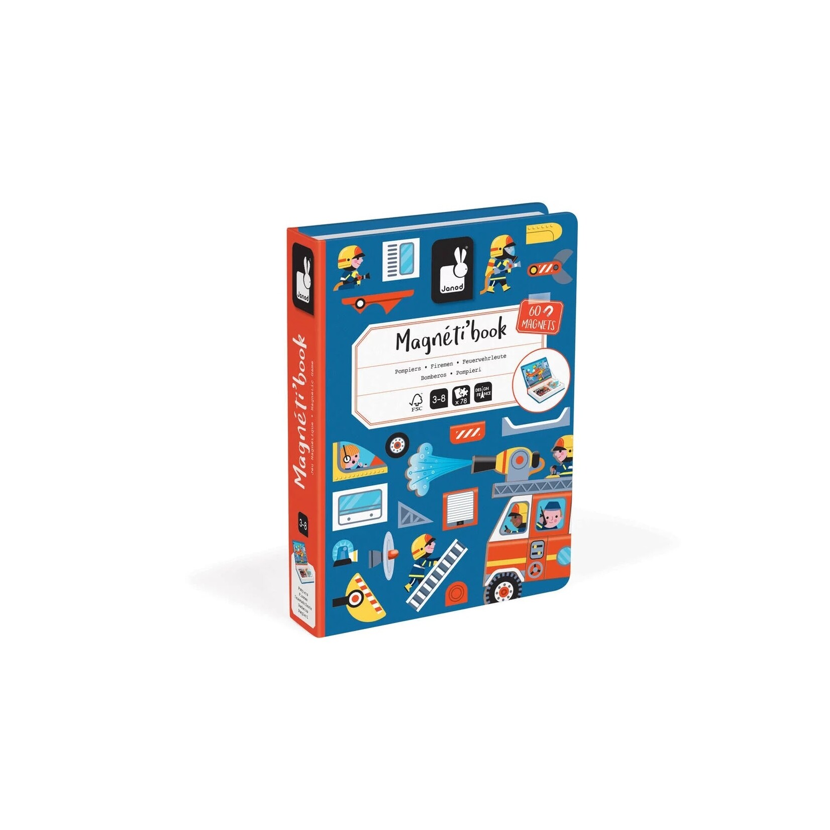 Janod Magnétibook - Pompiers