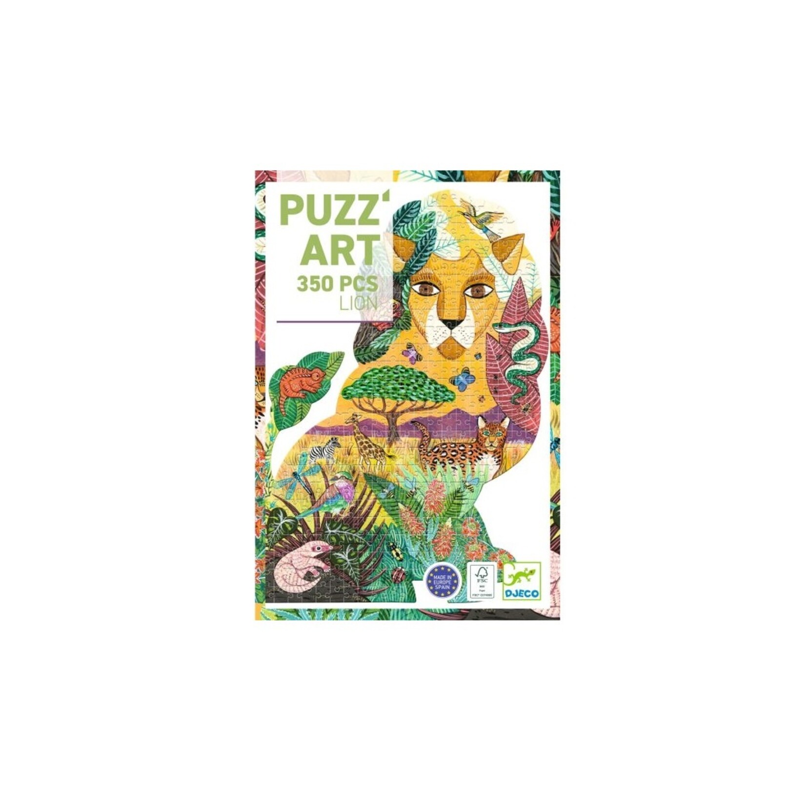 Djeco PZ350 - Puzz'art - Lion