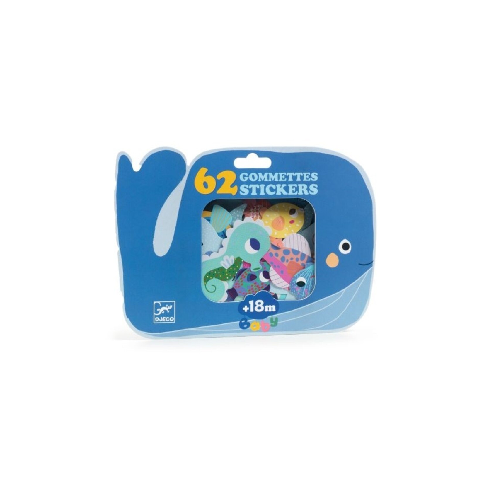 Djeco Gommettes - Animaux de la mer