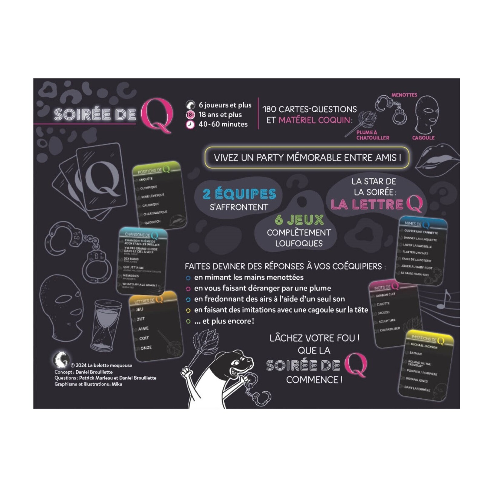 La Belette Moqueuse Soirée de Q FR