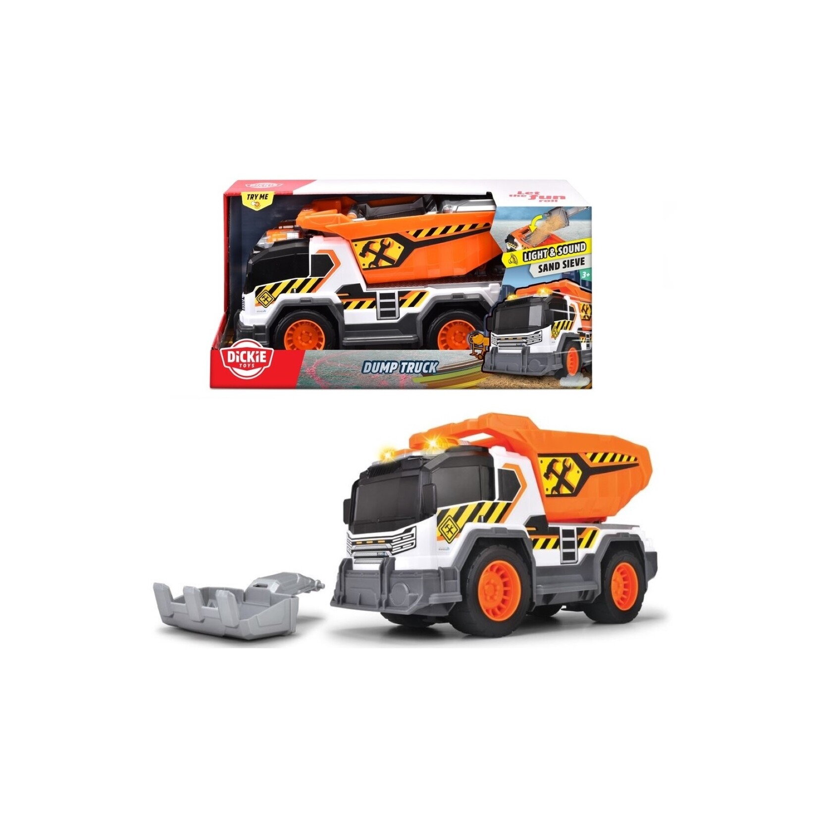 Dickie Toys Dickie - Camion Benne S&L 30 cm