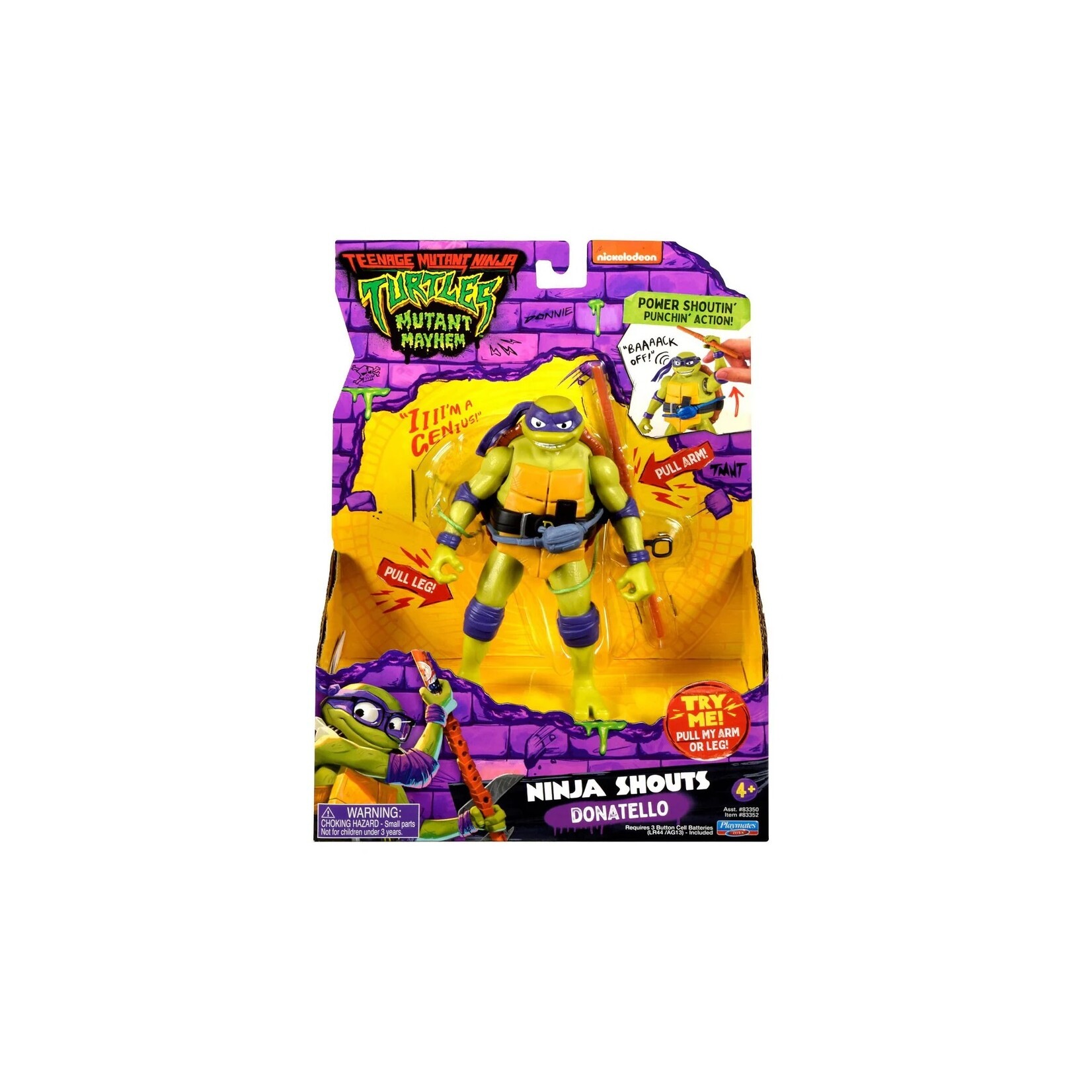 Tmnt - Ninja shouts - Donatello 5.5 pouces