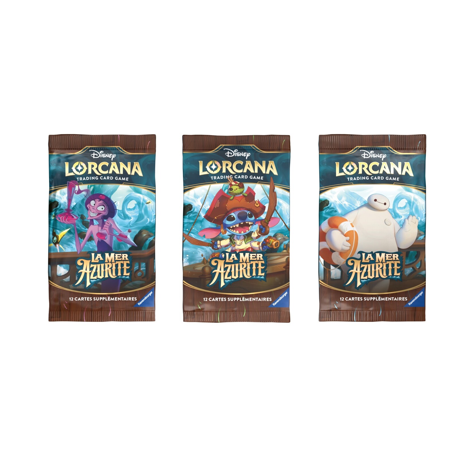 Ravensburger Disney Lorcana - La Mer Azurite - Booster FR