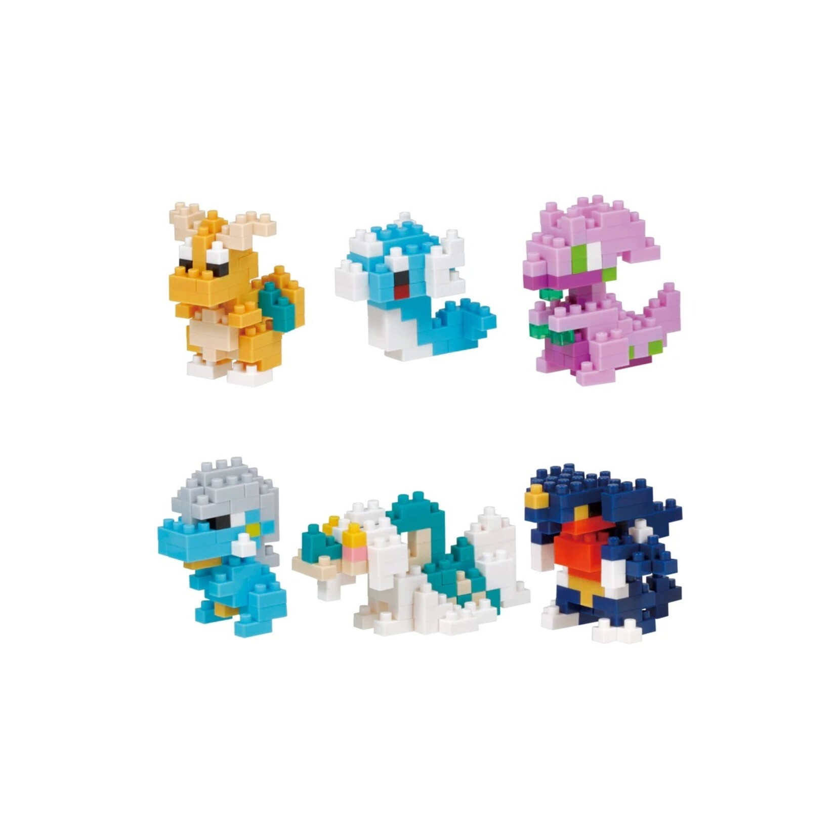 Nanoblock - Dragon type - Ensemble de 6