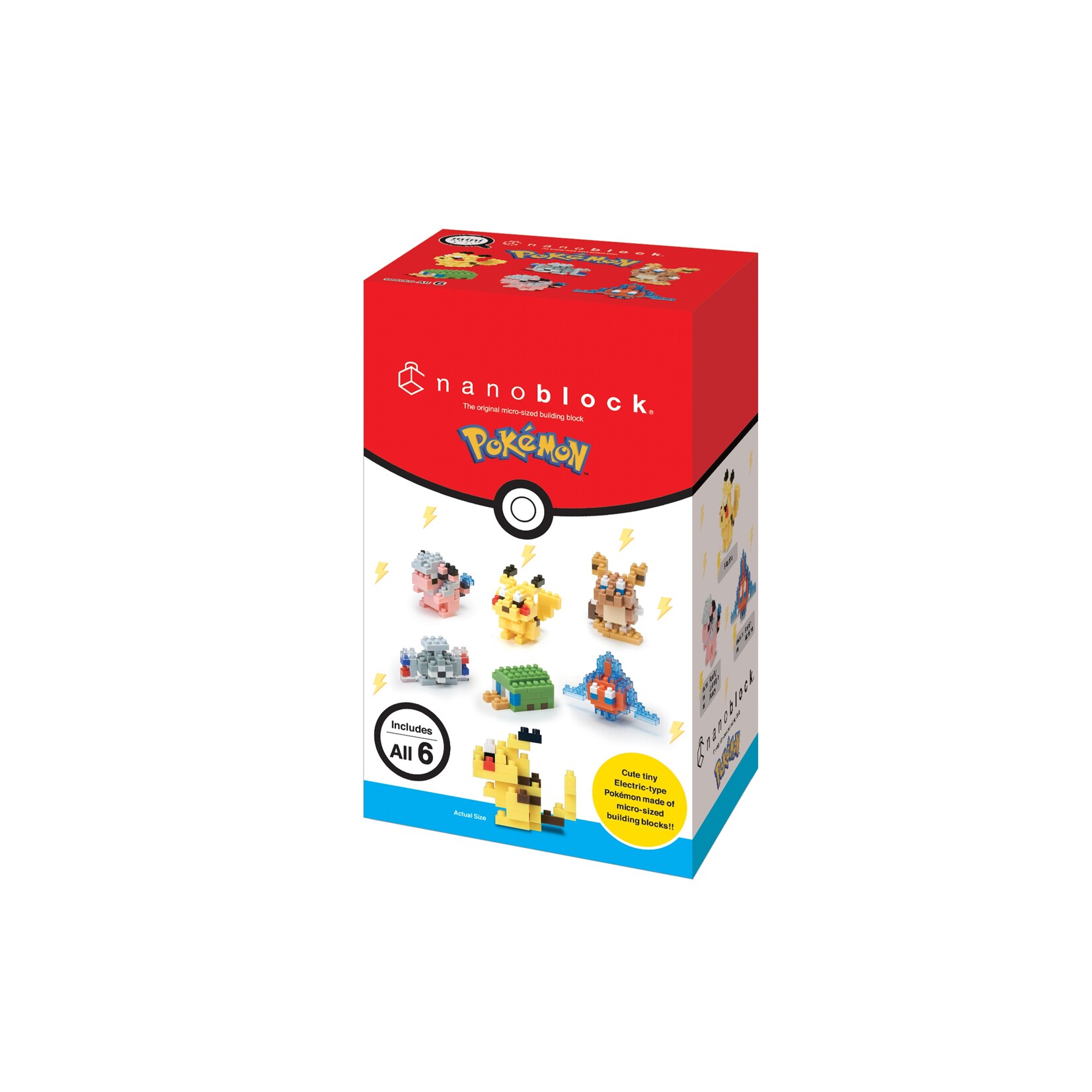 Nanoblock - Électrique type - Ensemble de 6