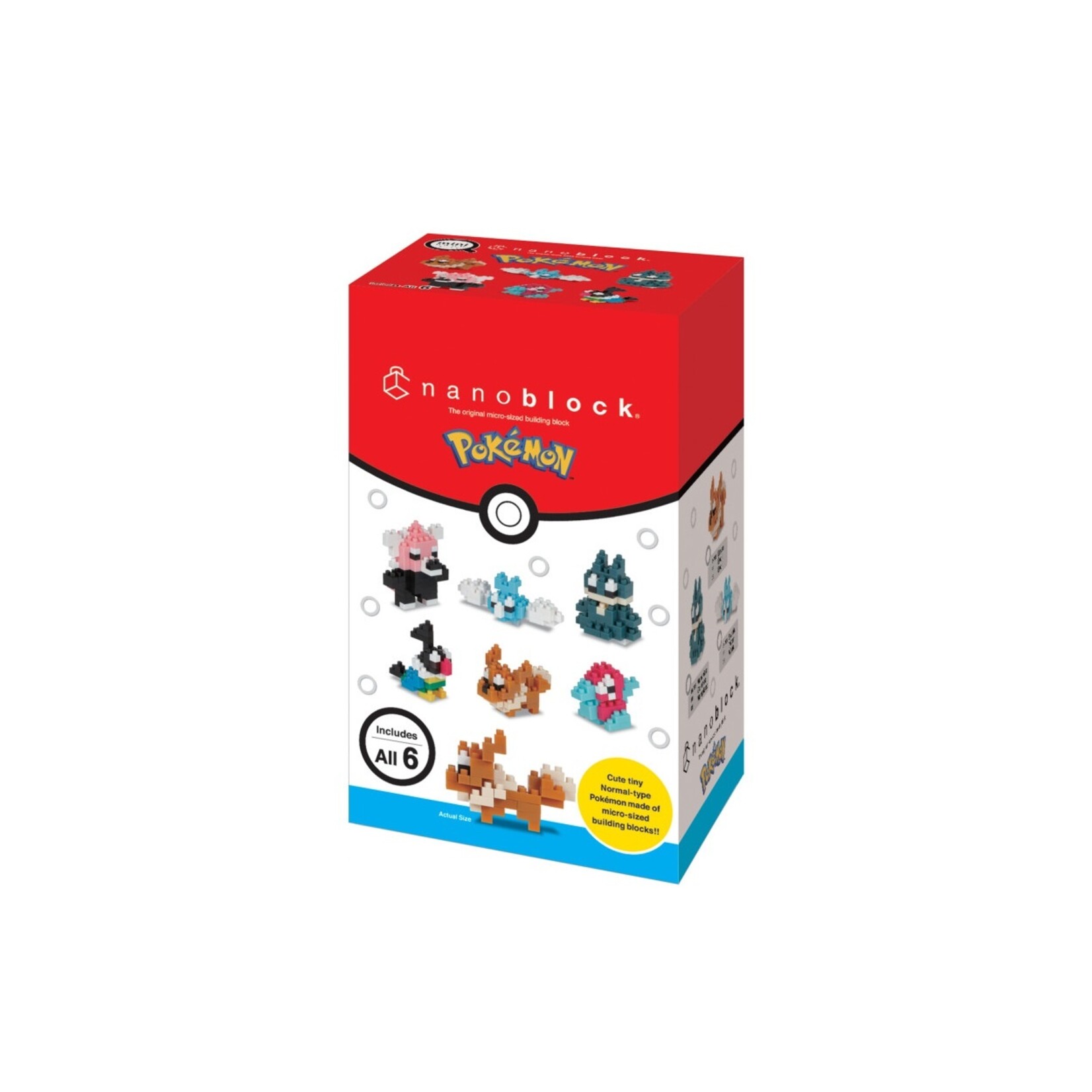 Nanoblock - Normal type - Ensemble de 6