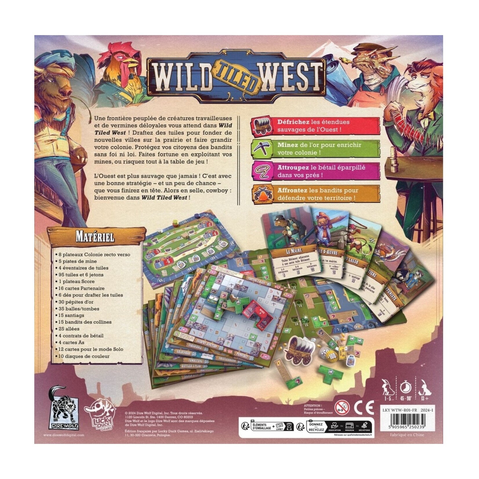 Lucky Duck Wild Tiled West FR