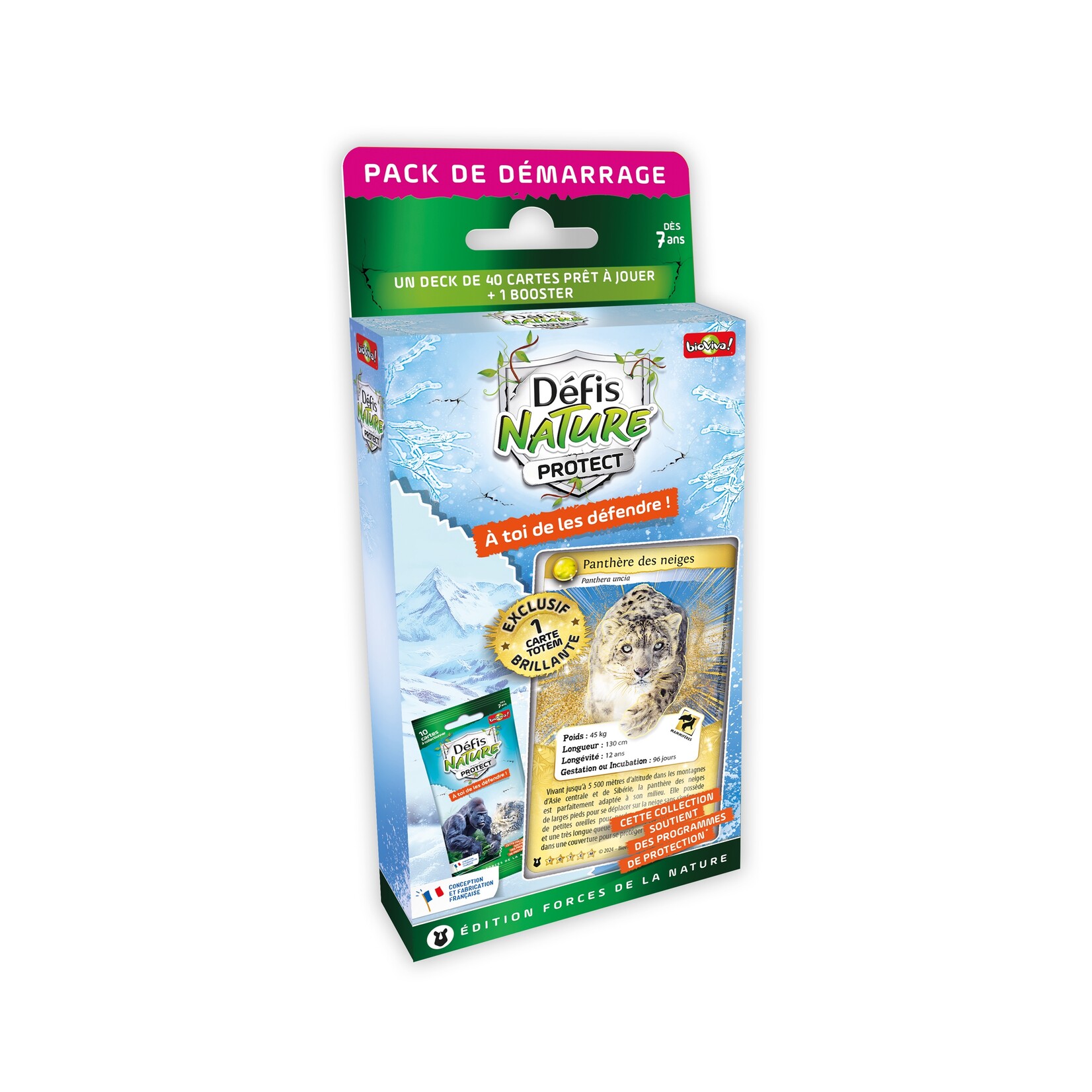 Bioviva Défis Nature Protect - Pack de démarrage - Panthère des Neiges FR (Vente Finale)