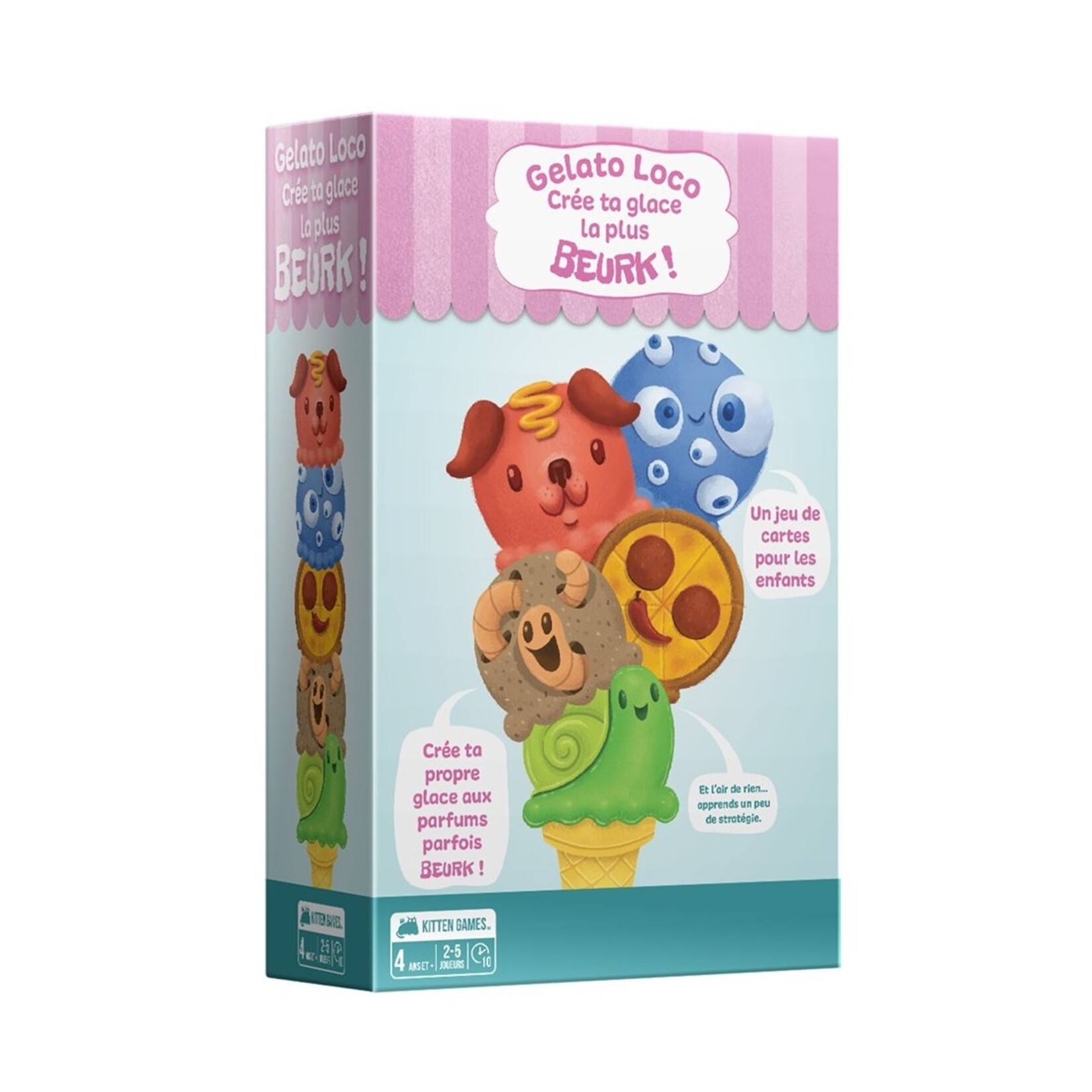 Exploding Kittens Gelato Loco - Crée ta glace la plus beurk! FR