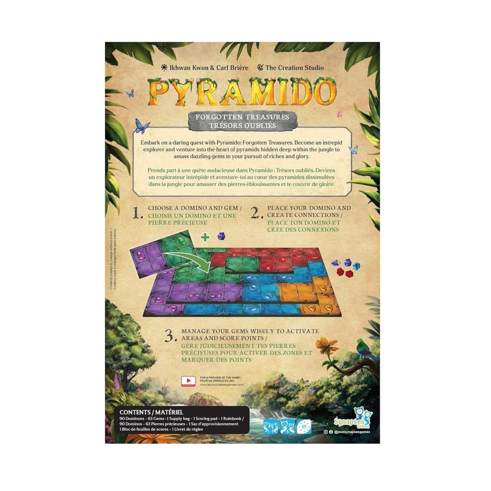 Synapses Games Pyramido - Trésors Oubliés (Multilingue)