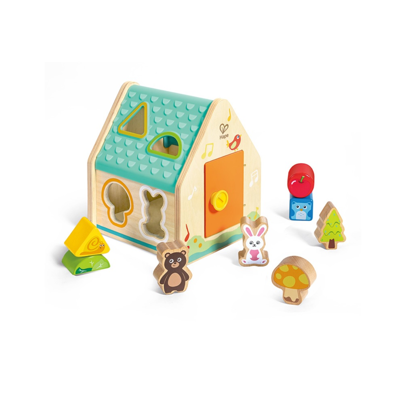 Hape Critter house shape sorter (Multilingue)