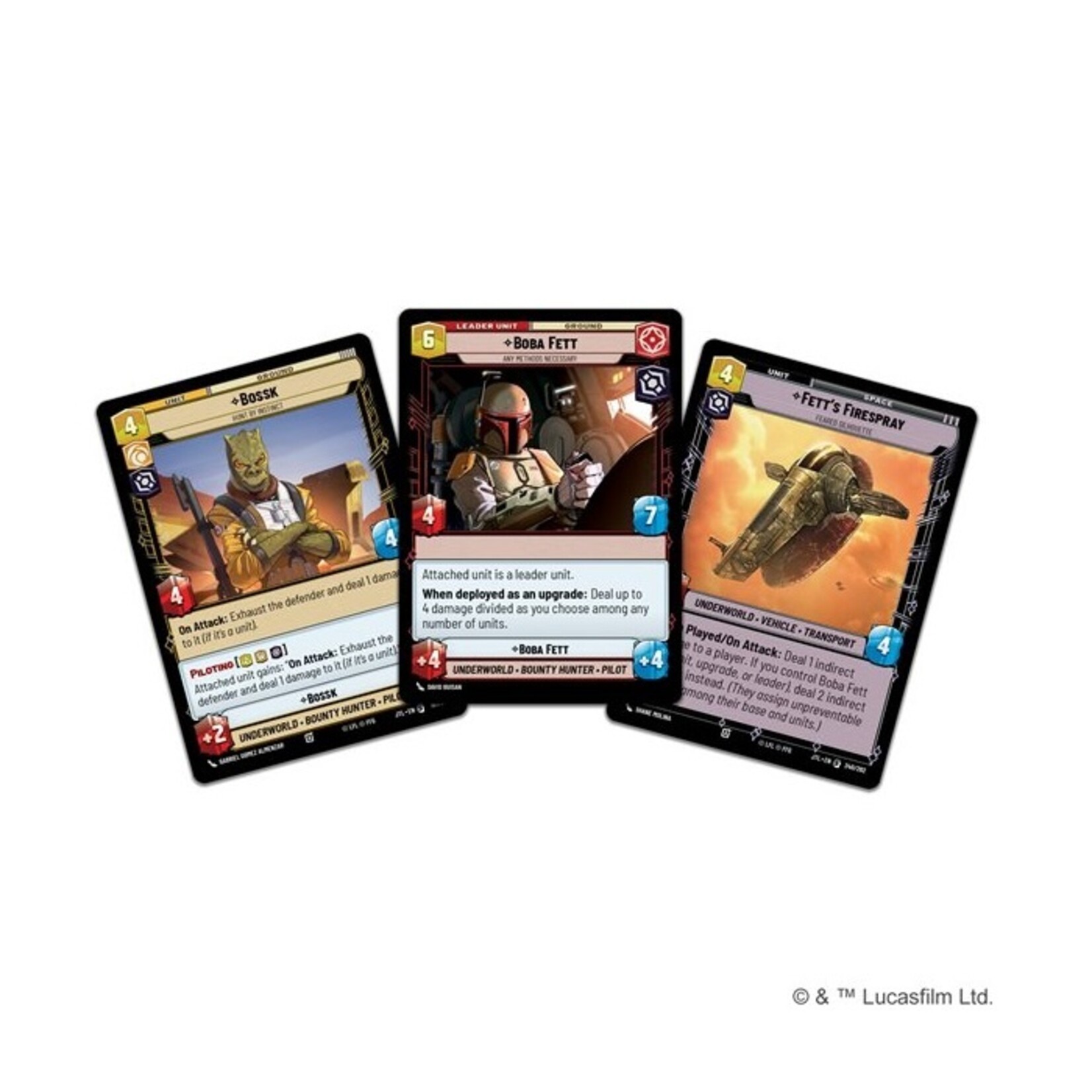 Fantasy Flight Games Star Wars Unlimited - Jump to Lightspeed - Spotlight Deck - Boba Fett (English)