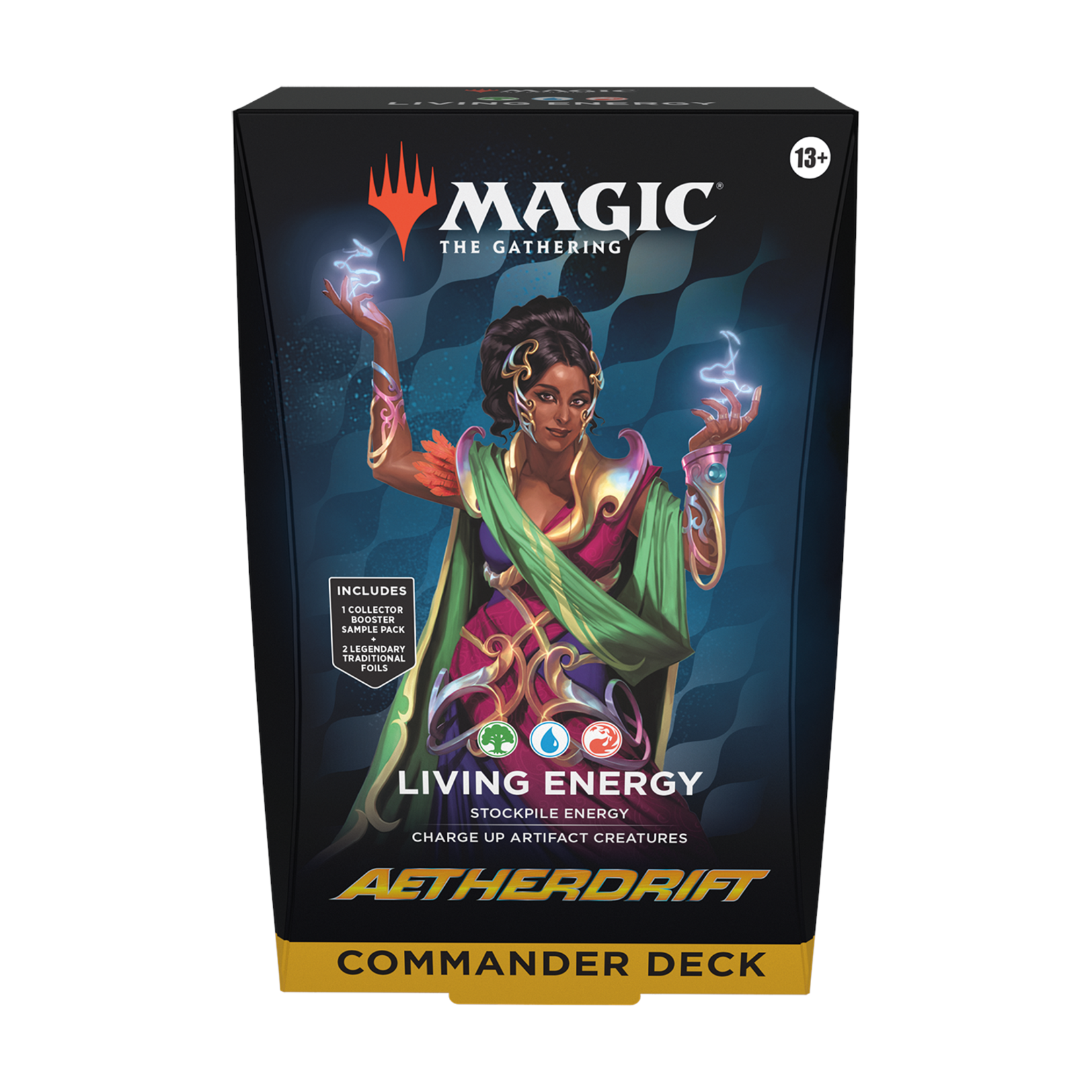 Wizard of the coast Magic the Gathering - Aetherdrift - Commander Deck - Living Energy