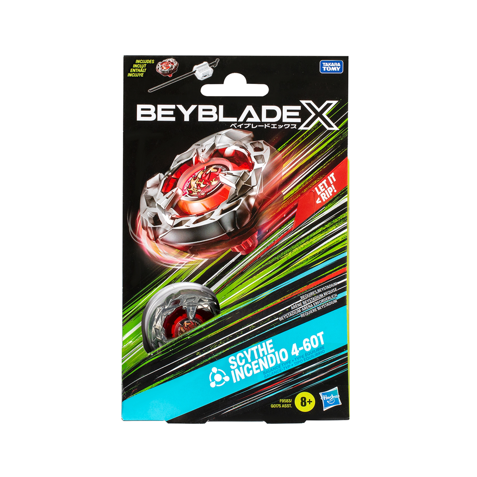 Hasbro Beyblade - Generation 4 Ensemble de départ - Scythe Incendio