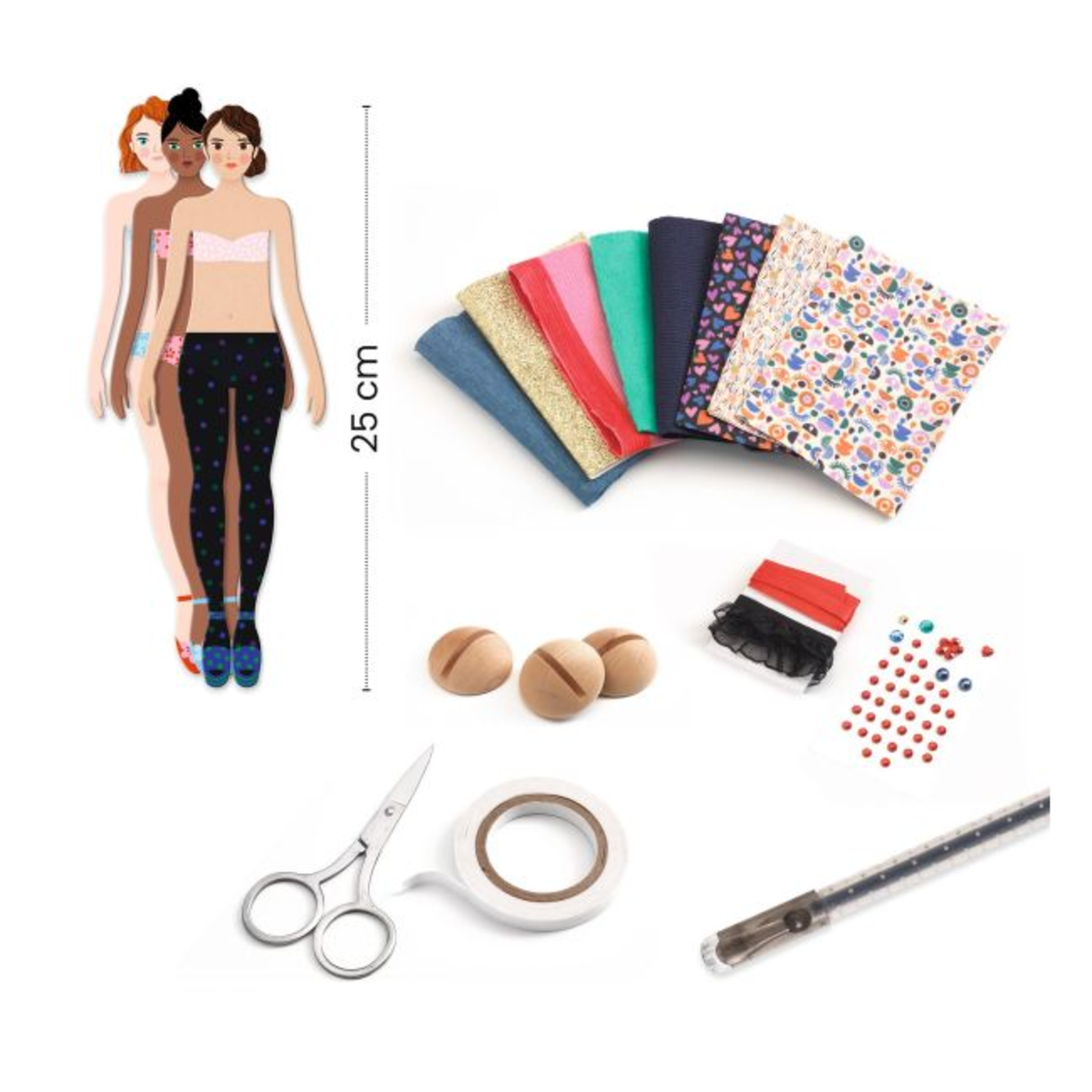 Djeco Atelier - La mode by Marie (Multilingue)