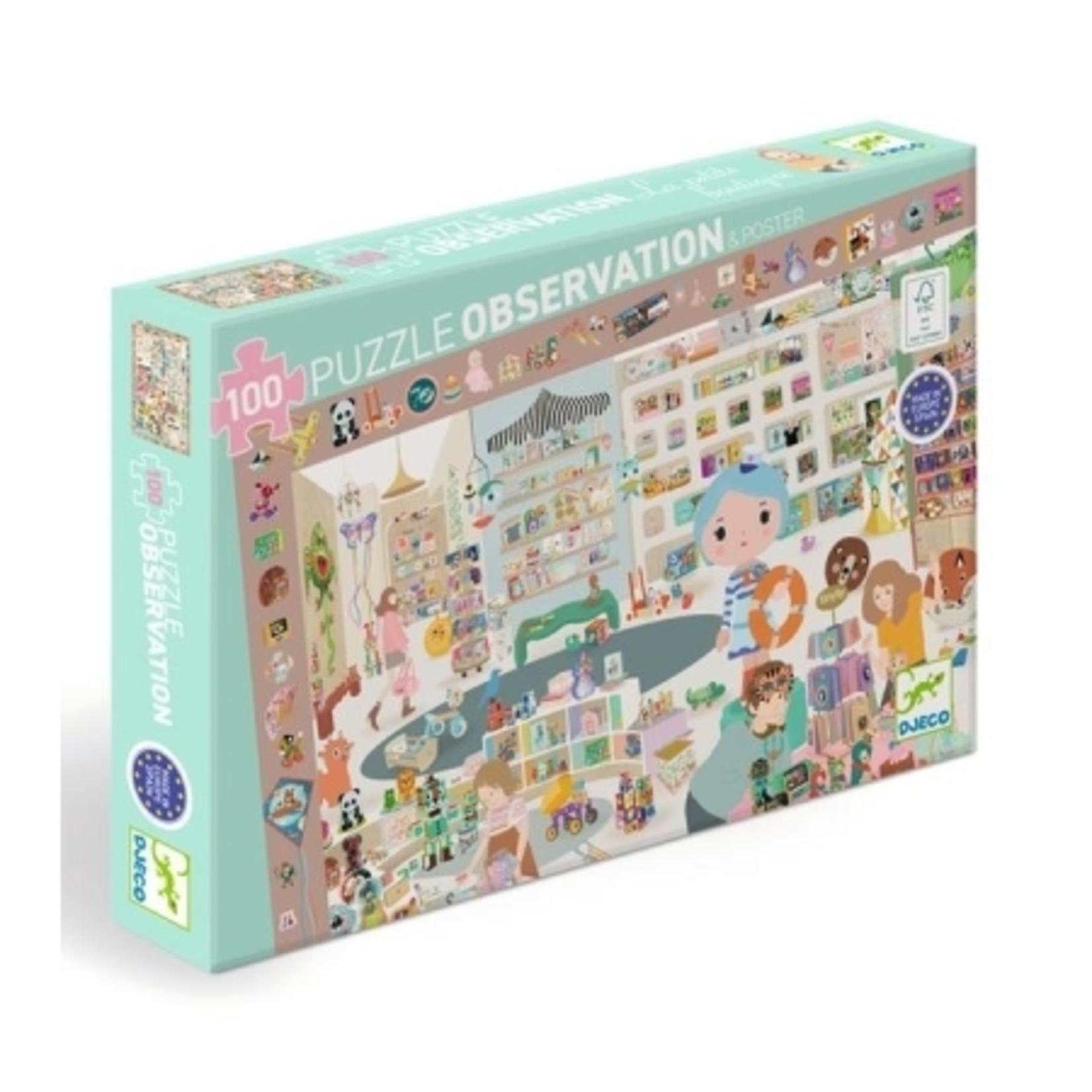 Djeco PZ100 - Puzzle observation - La petite boutique