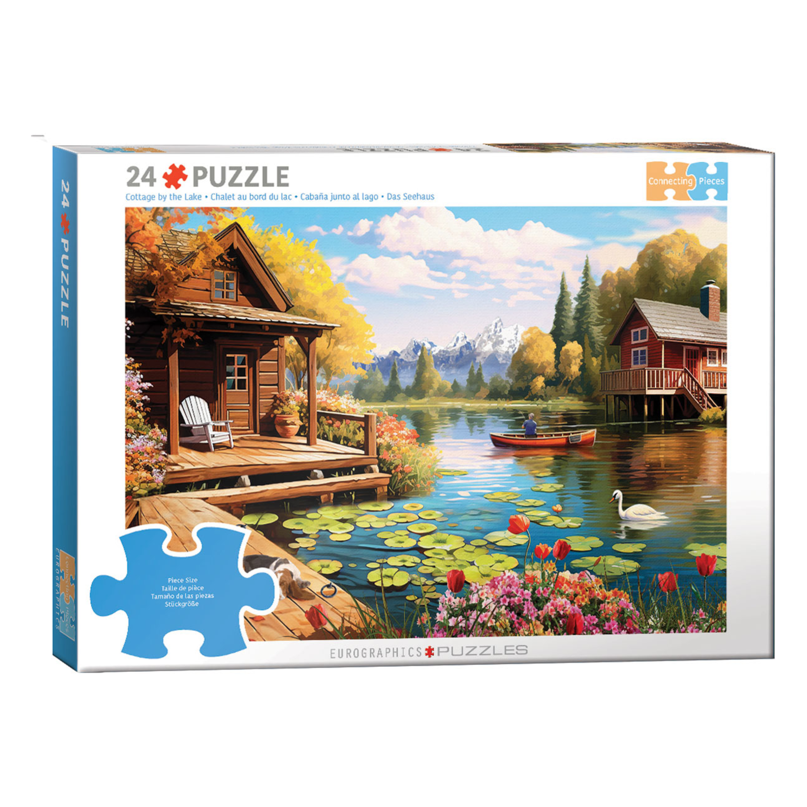 Eurographics PZ24 - Connecting pieces - Chalet au bord du lac
