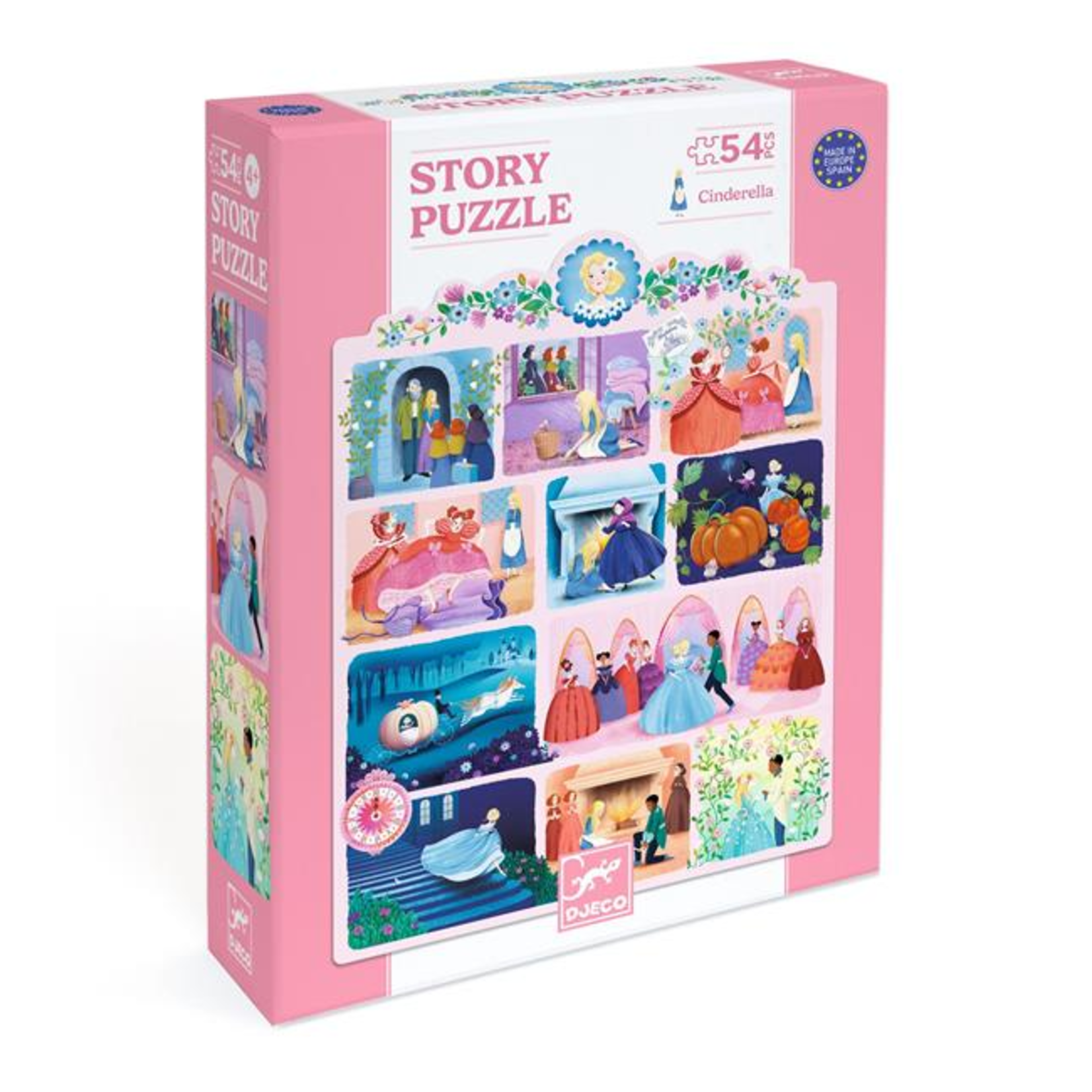 Djeco PZ54 - Puzzle histoire - Cendrillon