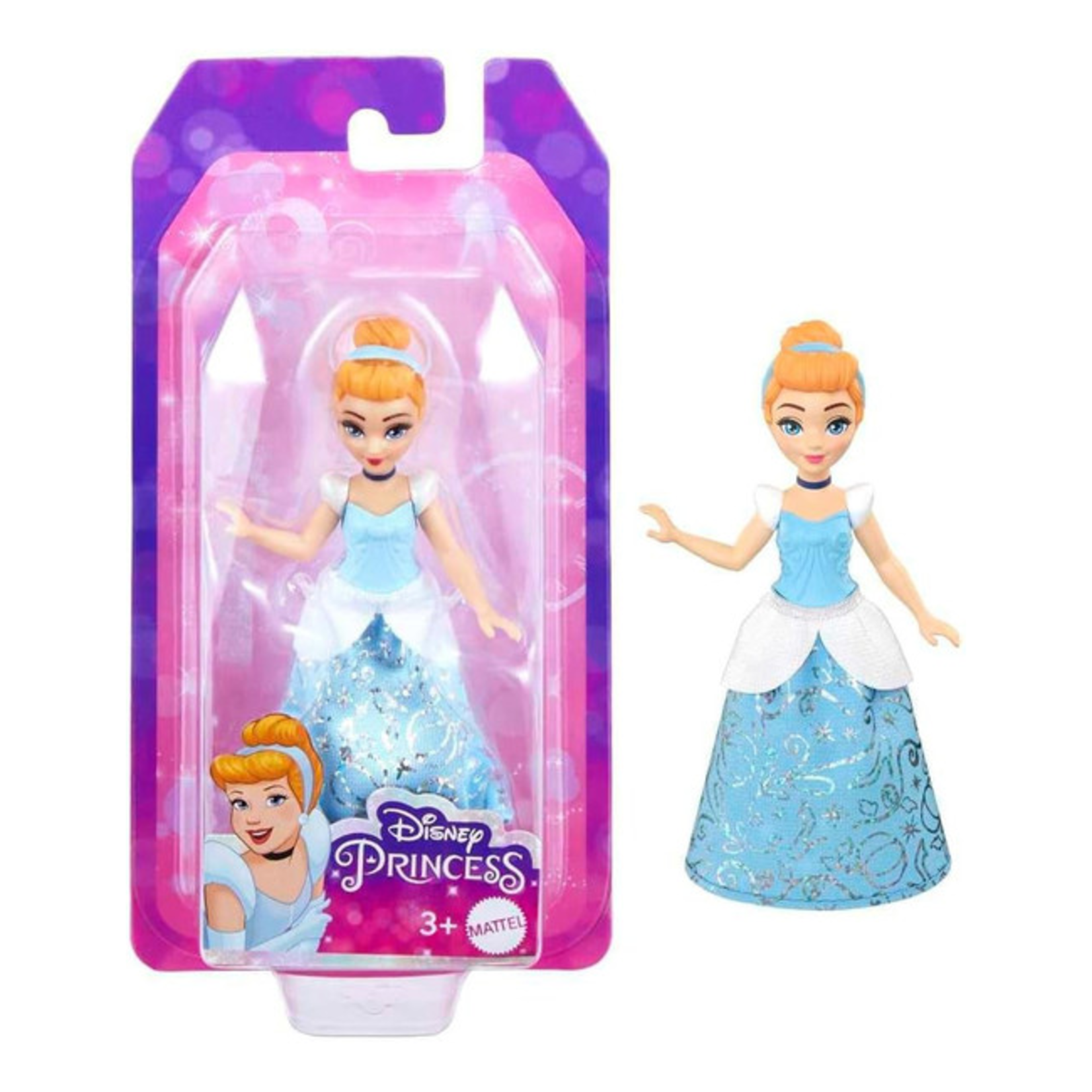 Mattel Games Princesses Disney - Petite poupée - Cendrillon