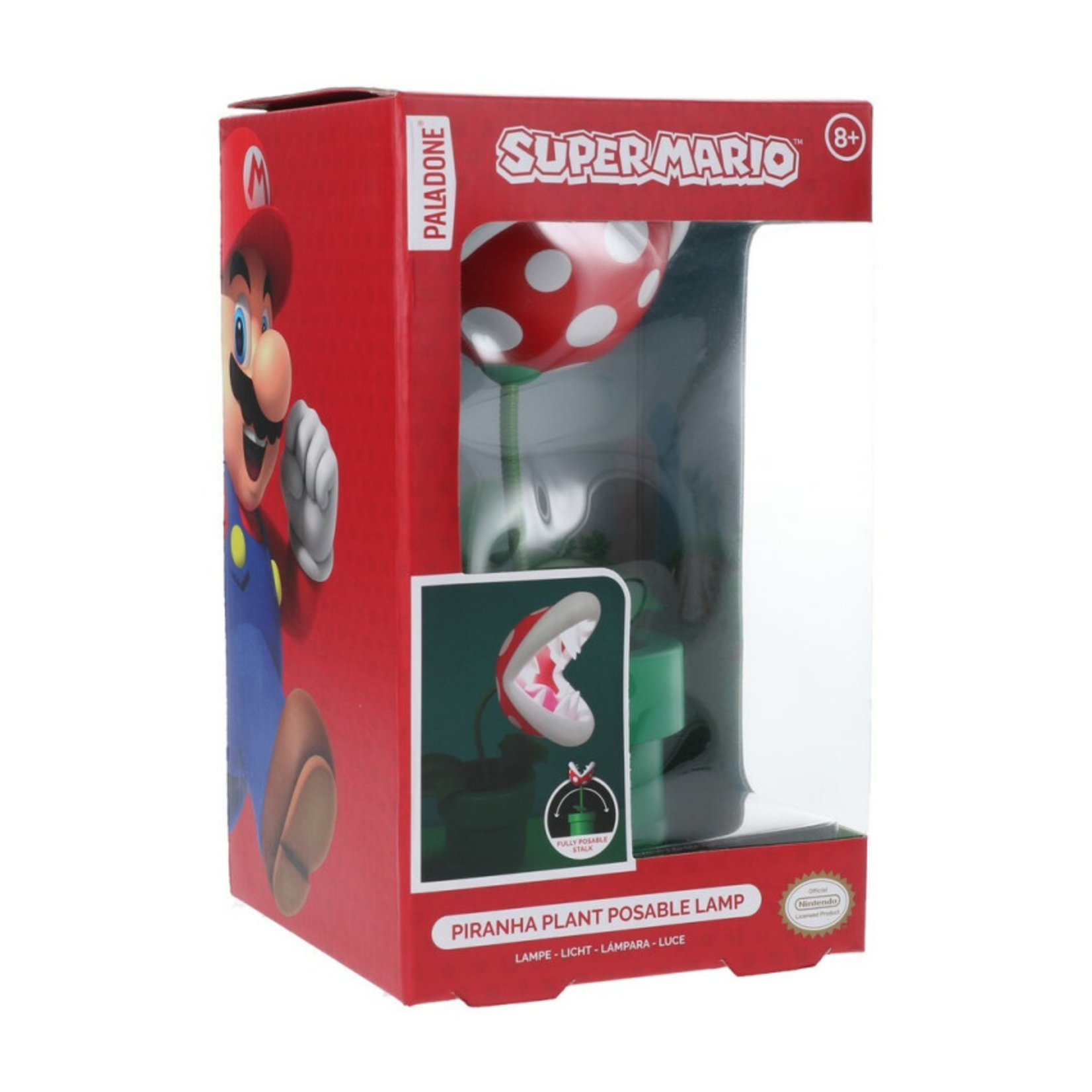 Paladone Mini Piranha Plant Posable Lamp V2