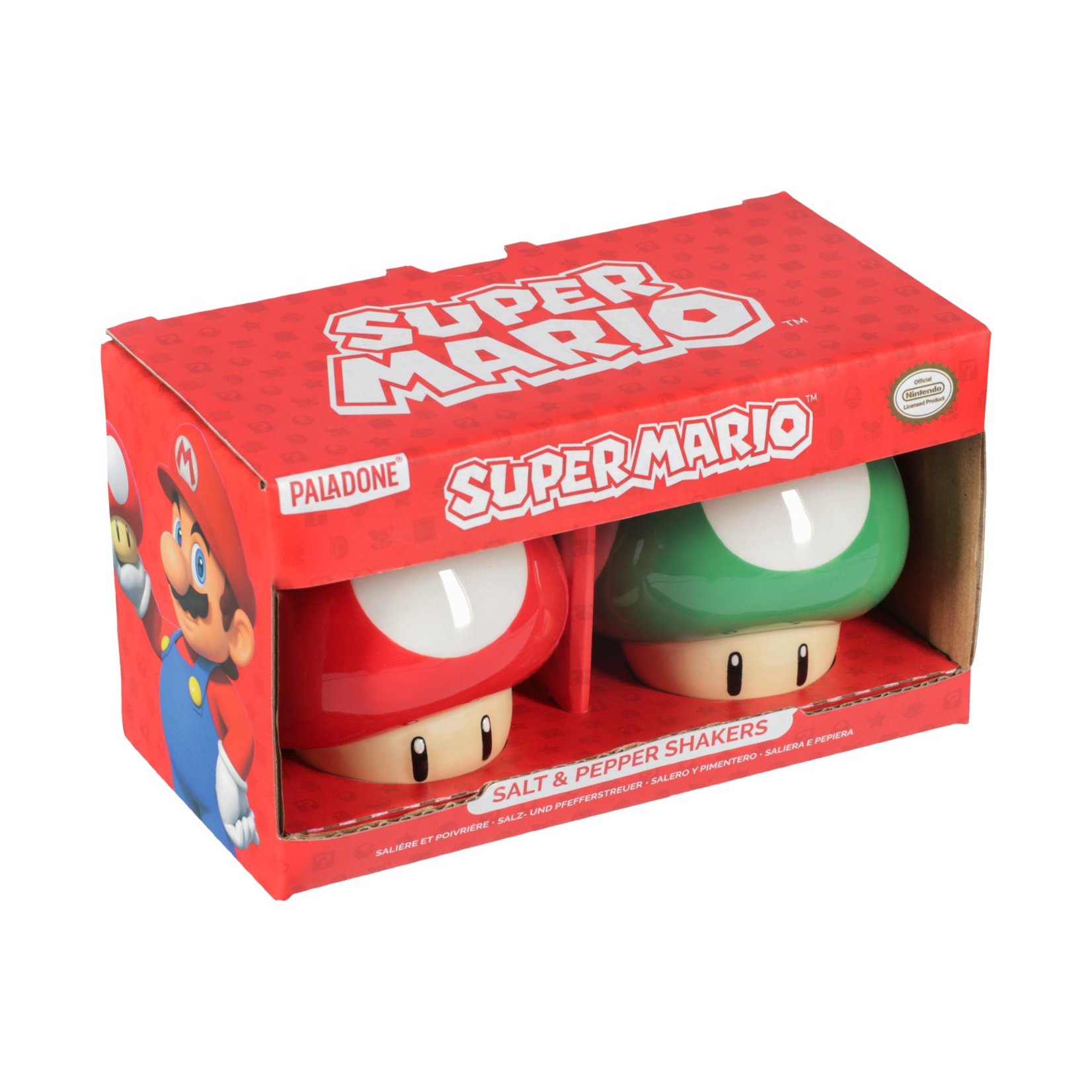 Paladone Ensemble de salière et poivrière - Super Mario