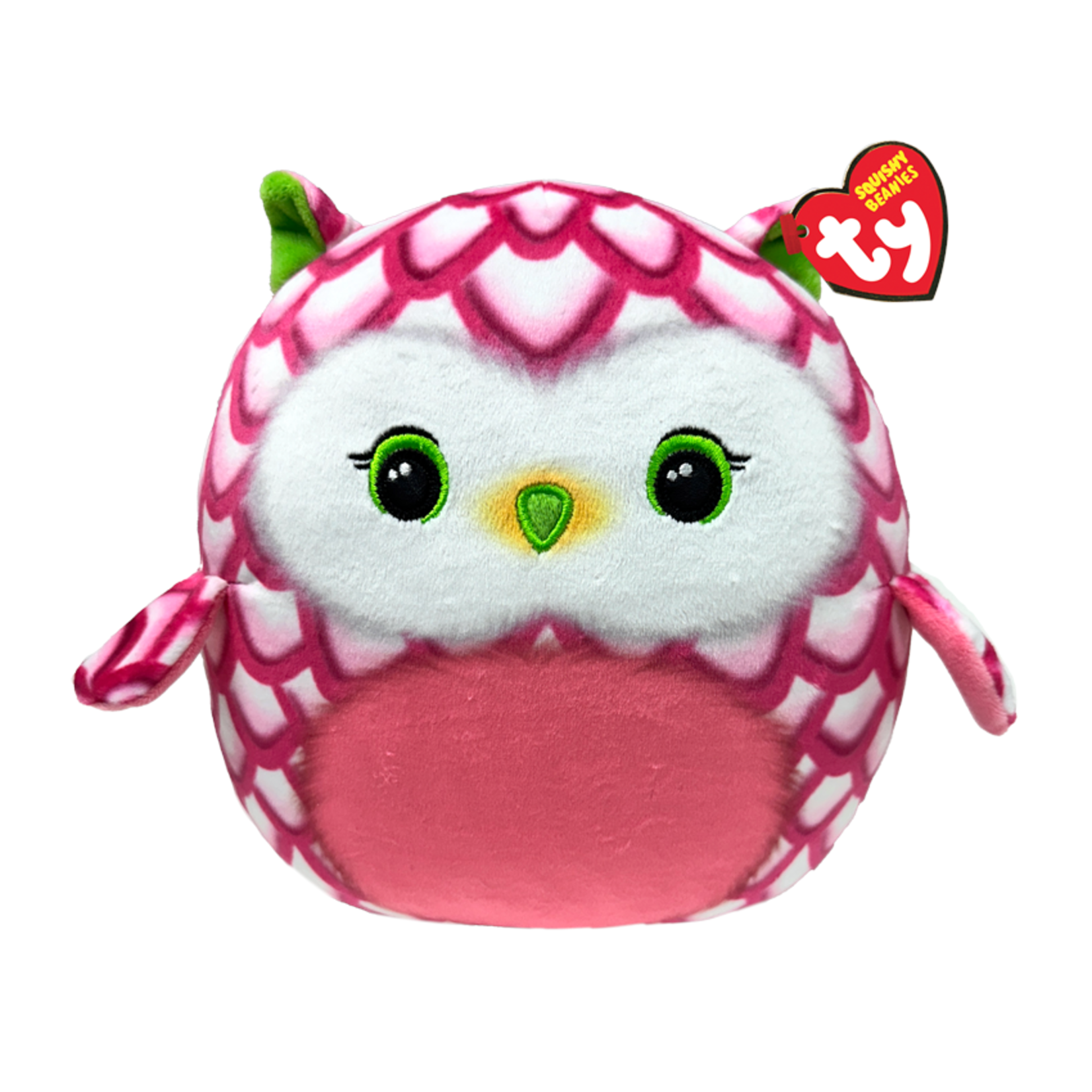 TY TY - TOOTIE - owl pink squish 10 pouces