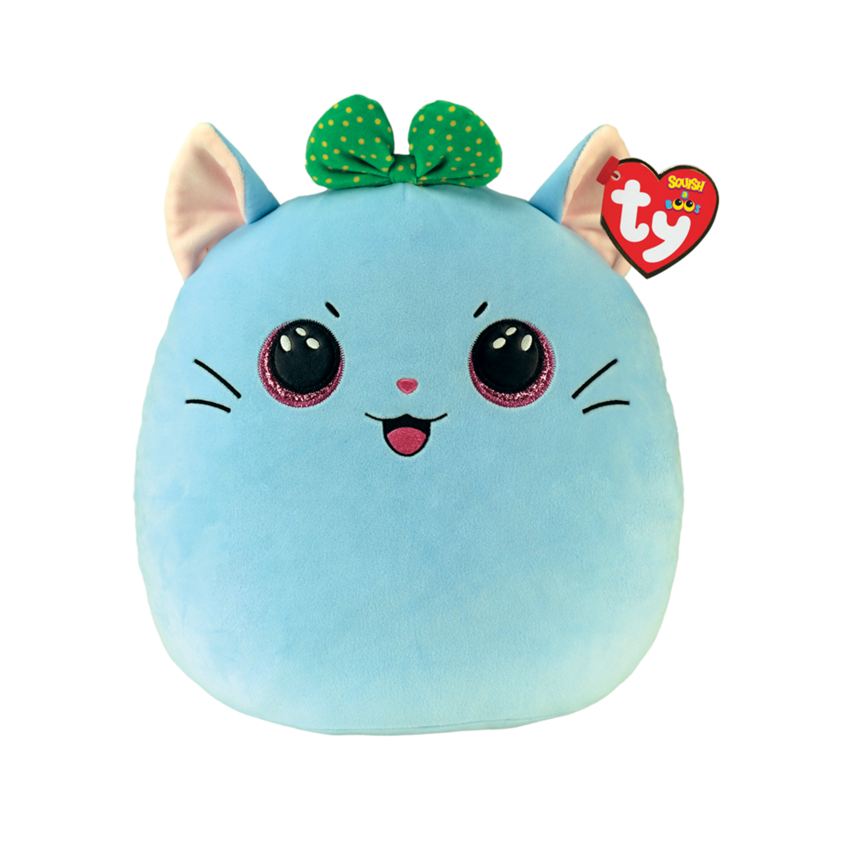 TY TY - Kirra- cat with bow squish 14 pouces