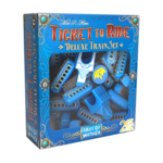 Days of Wonder Les aventuriers du rail - Ensemble de luxe de train - Bleu (Multilingue)