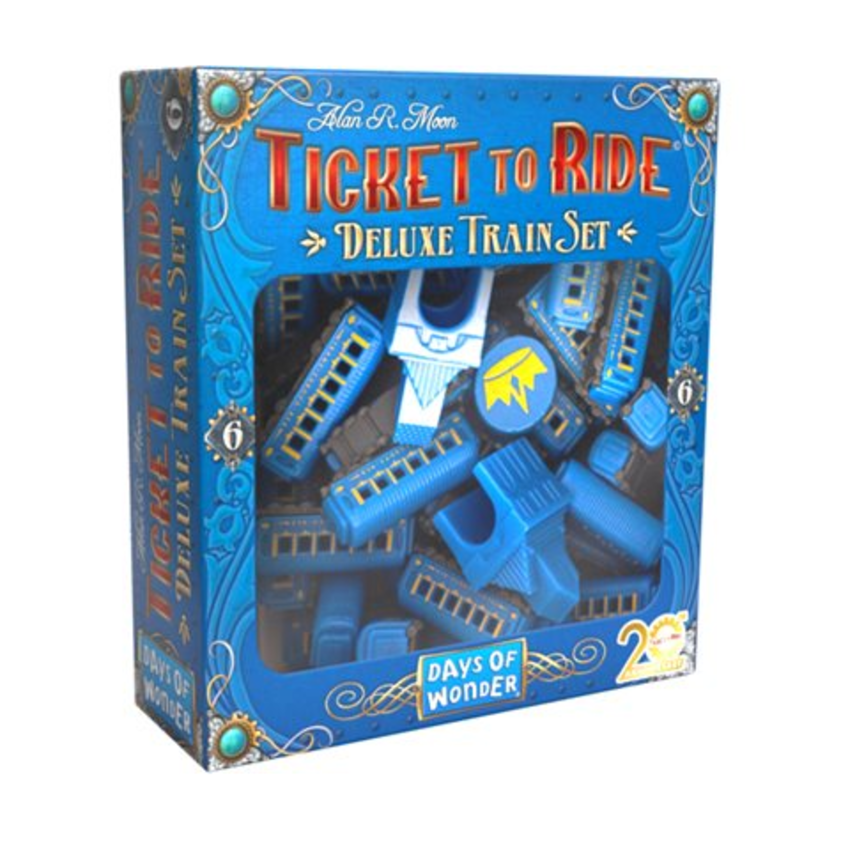 Days of Wonder Les aventuriers du rail - Ensemble de luxe de train - Bleu (Multilingue)