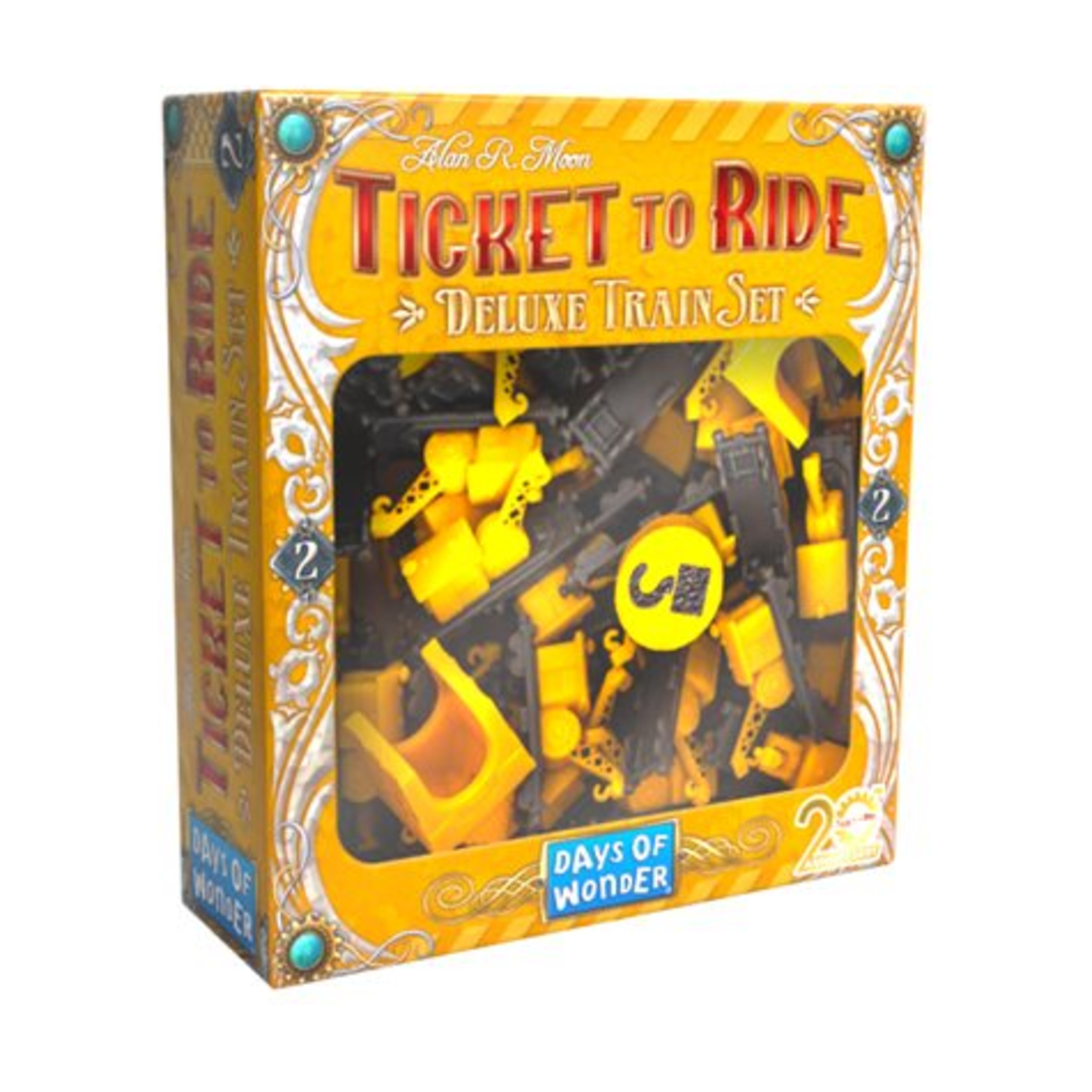 Days of Wonder Les aventuriers du rail - Ensemble de luxe de train - Jaune (Multilingue)