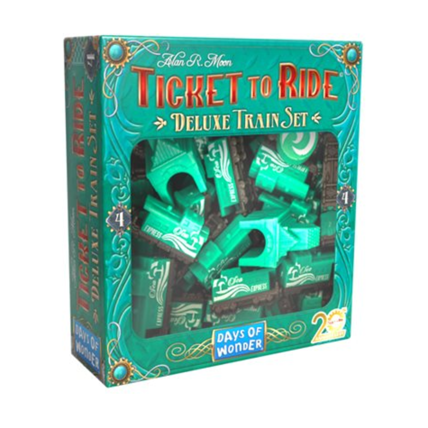 Days of Wonder Les aventuriers du rail - Ensemble de luxe de train - Vert (Multilingue)