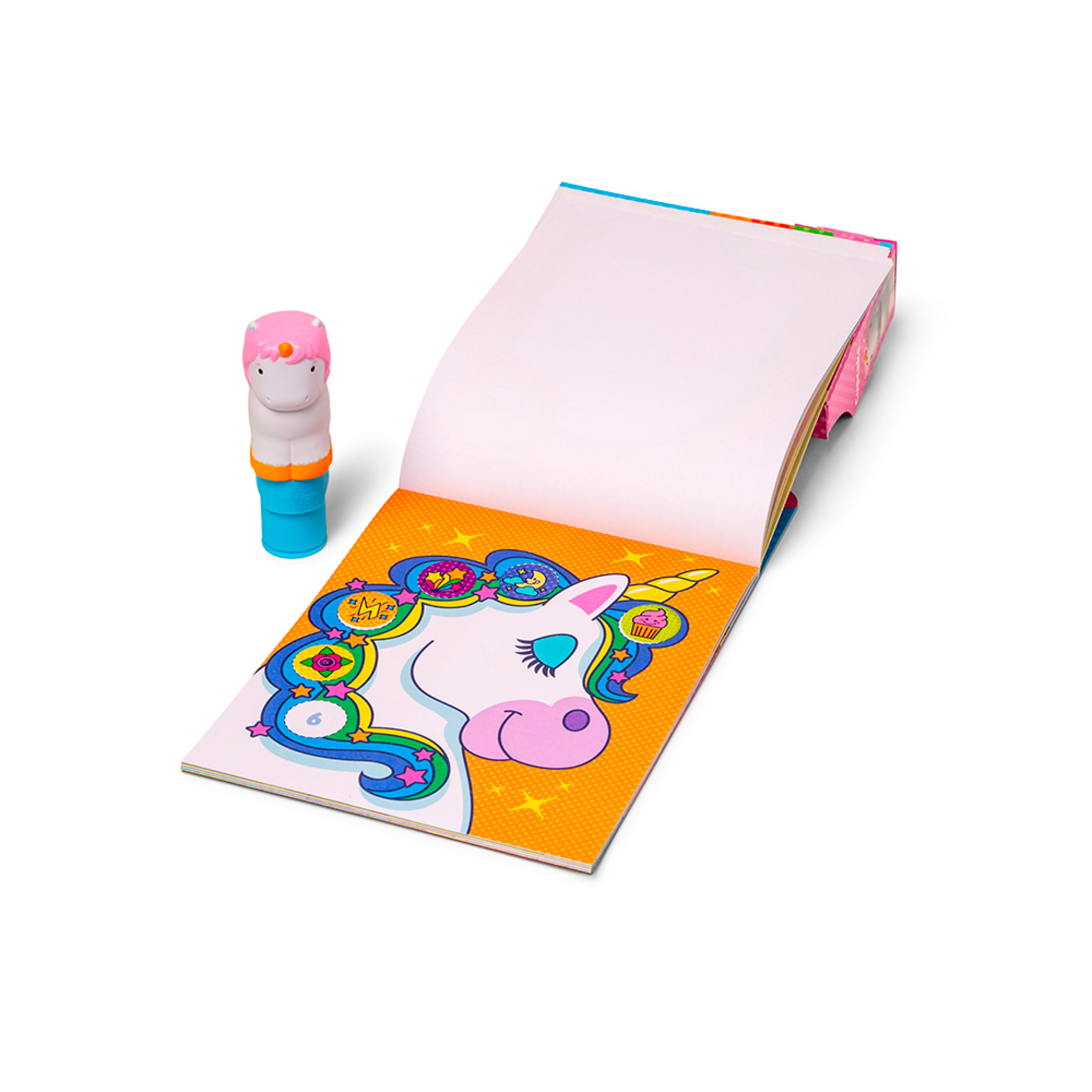 Melissa & Doug Sticker Wow! - Bloc & estamp collant - Licorne